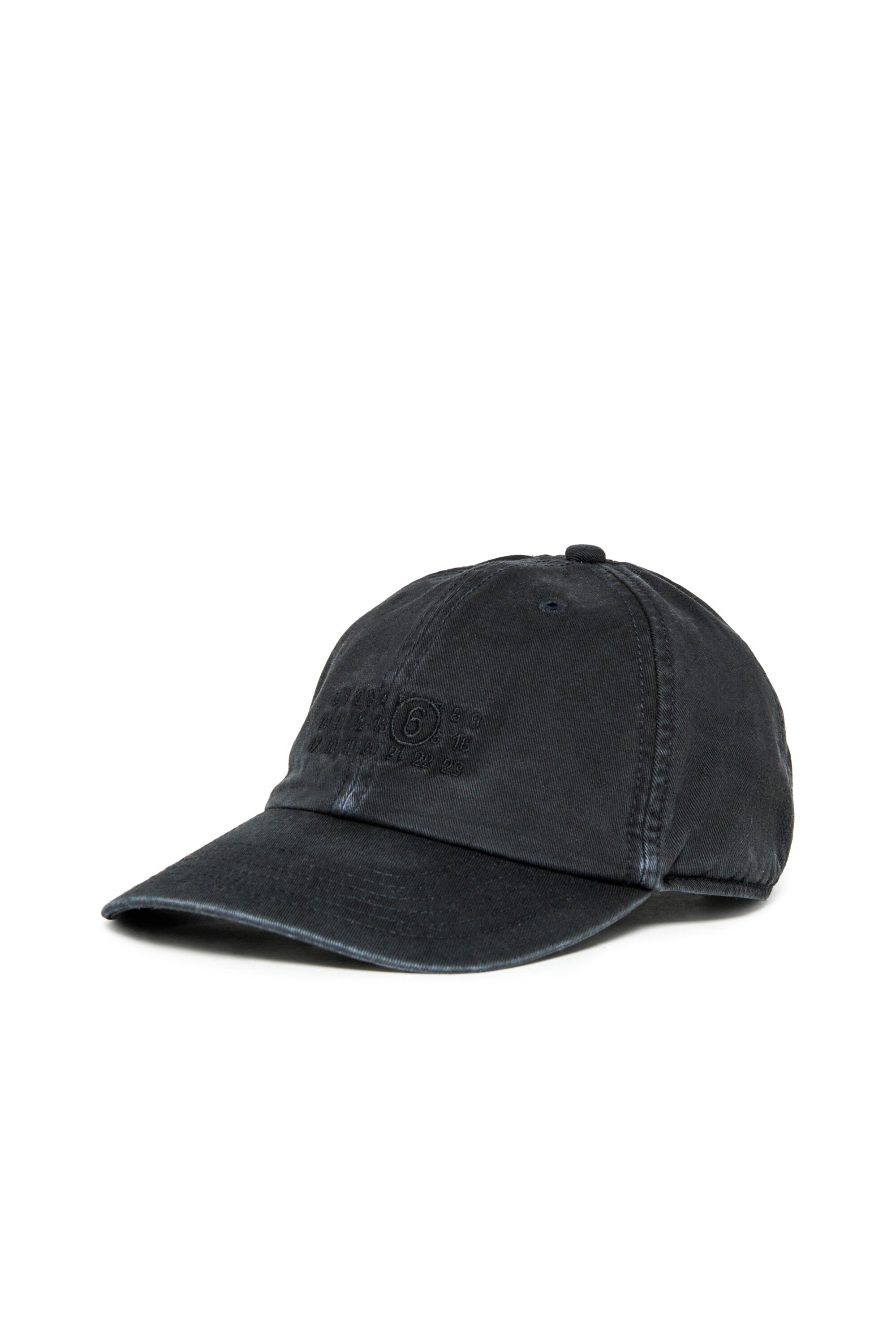 Gorra de béisbol en gabardina de efecto desgastado