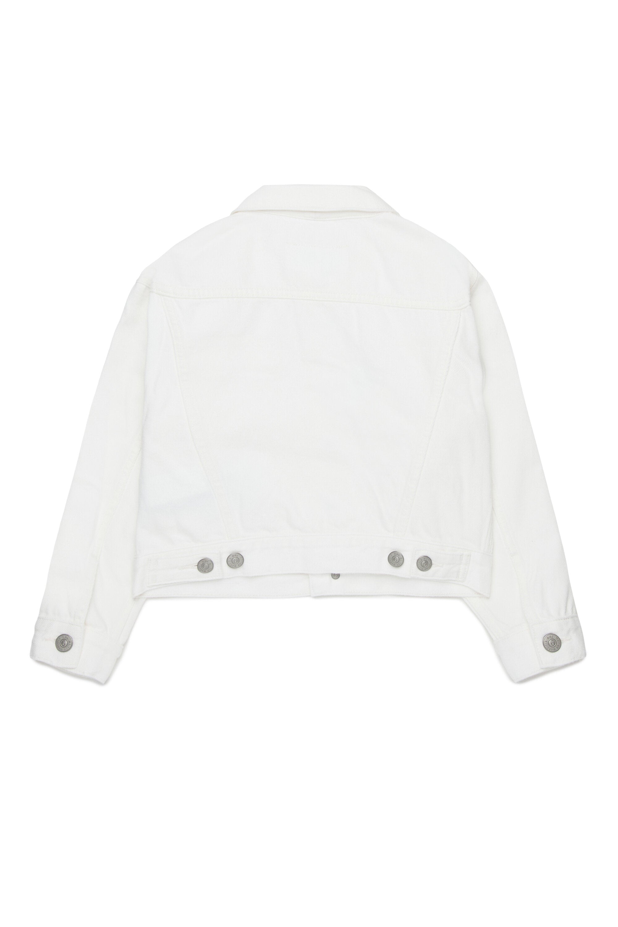 Chaqueta vaquera con logo estampado