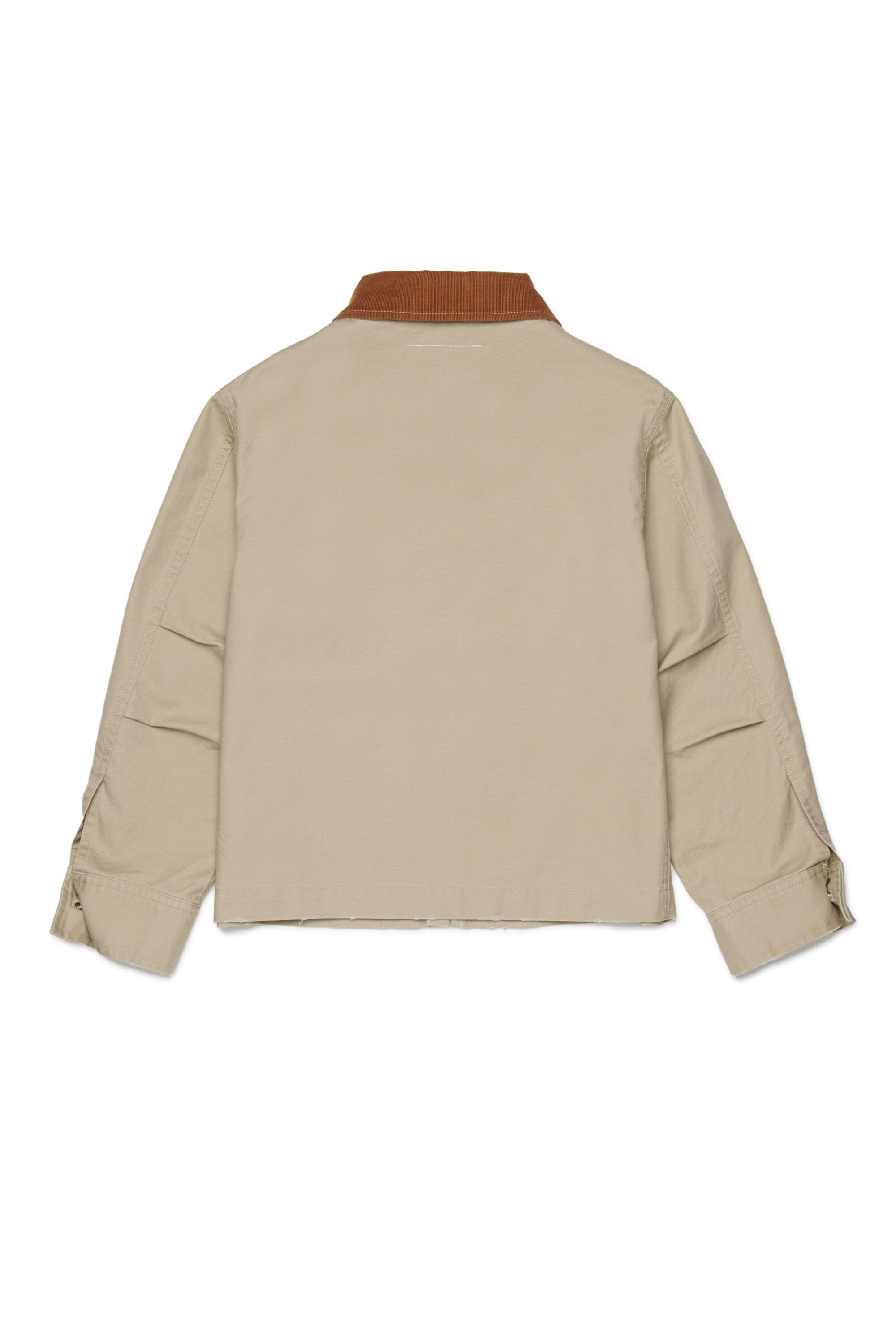 Workwear jacket with printed logo