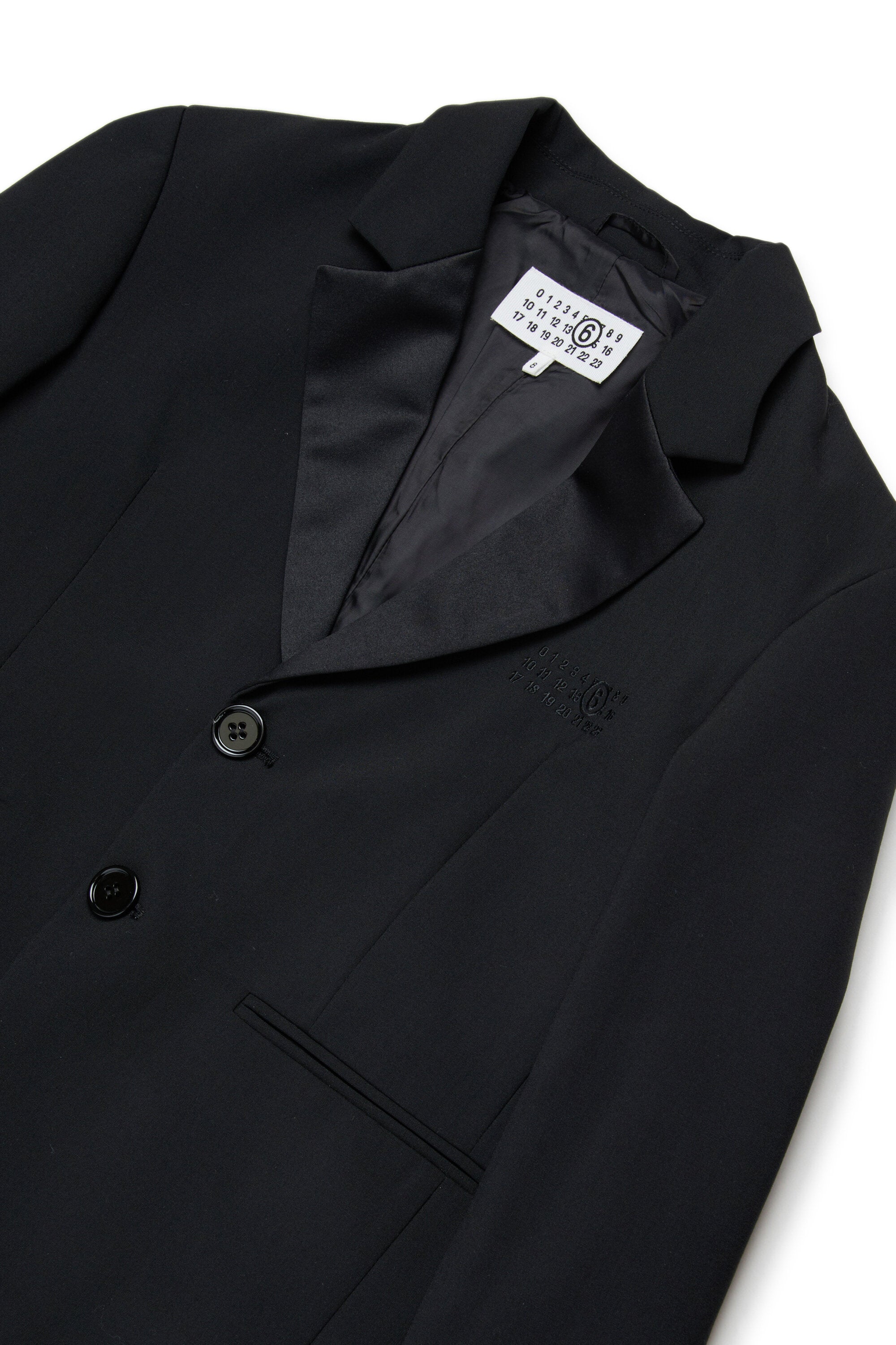 Blazer con logo estampado