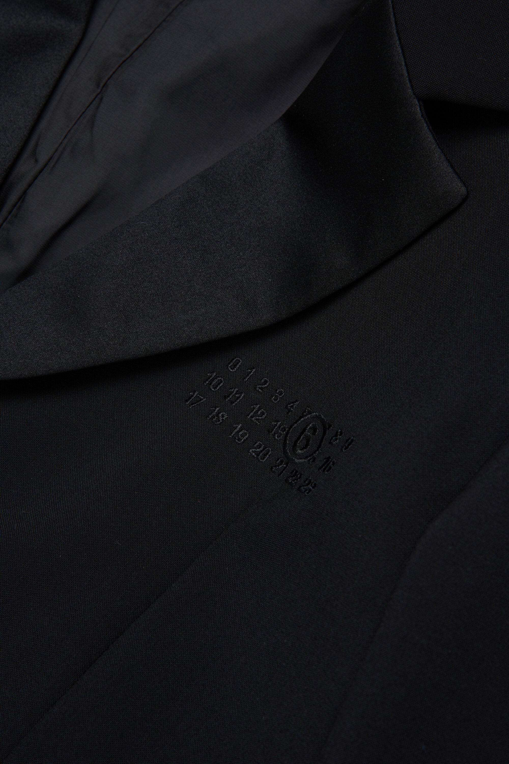 Blazer jacket with printed logo