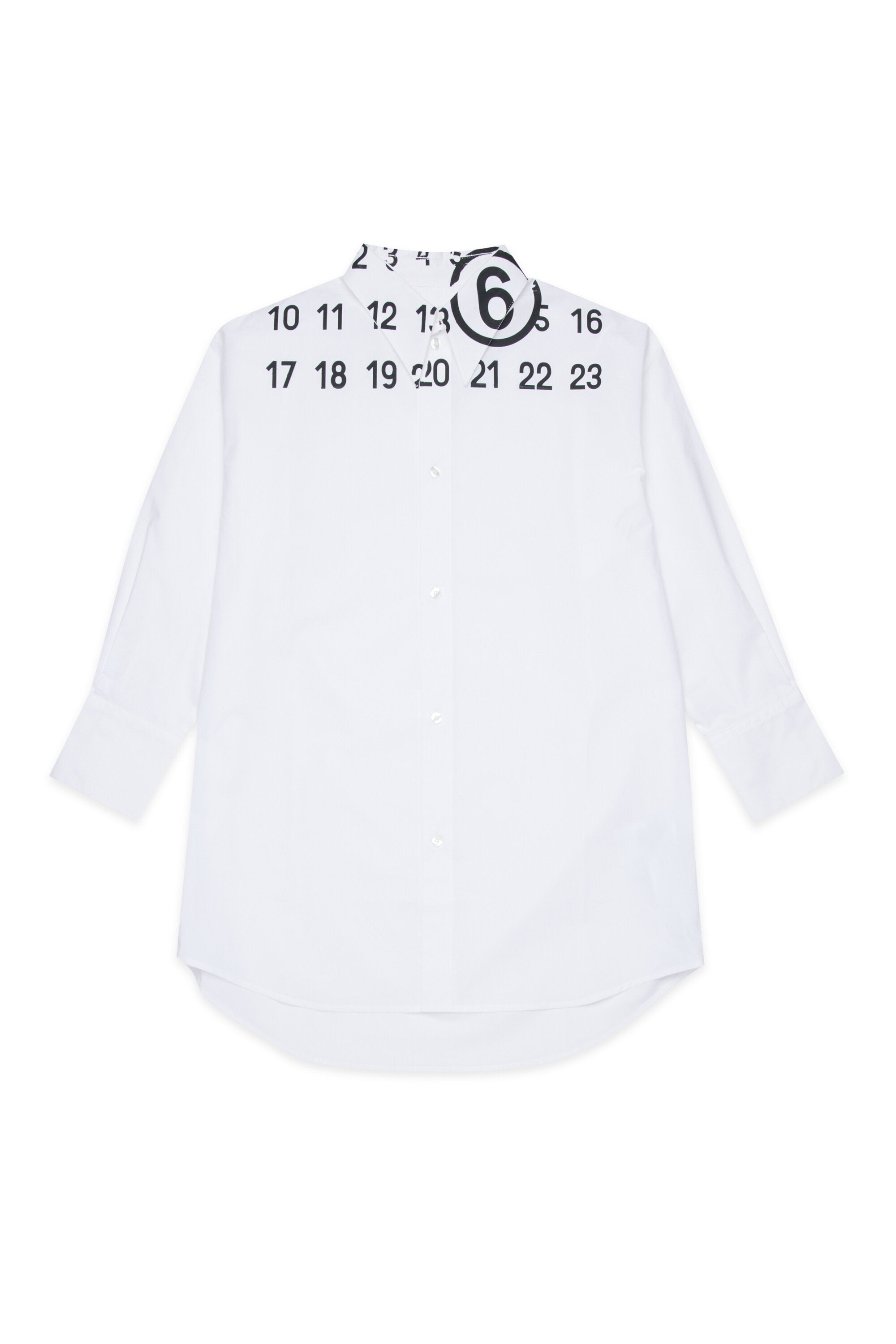Vestido camisero con logo