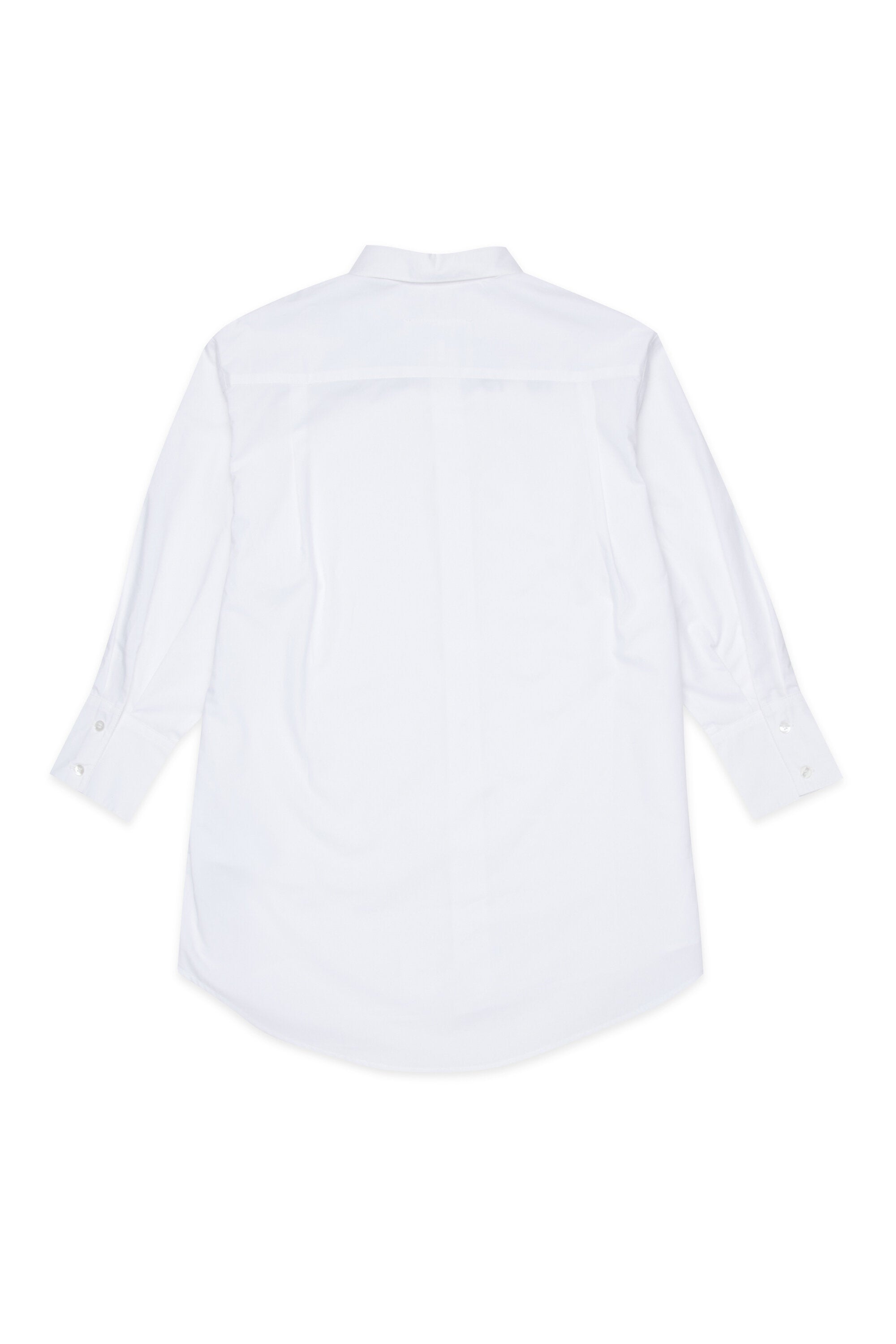 Vestido camisero con logo