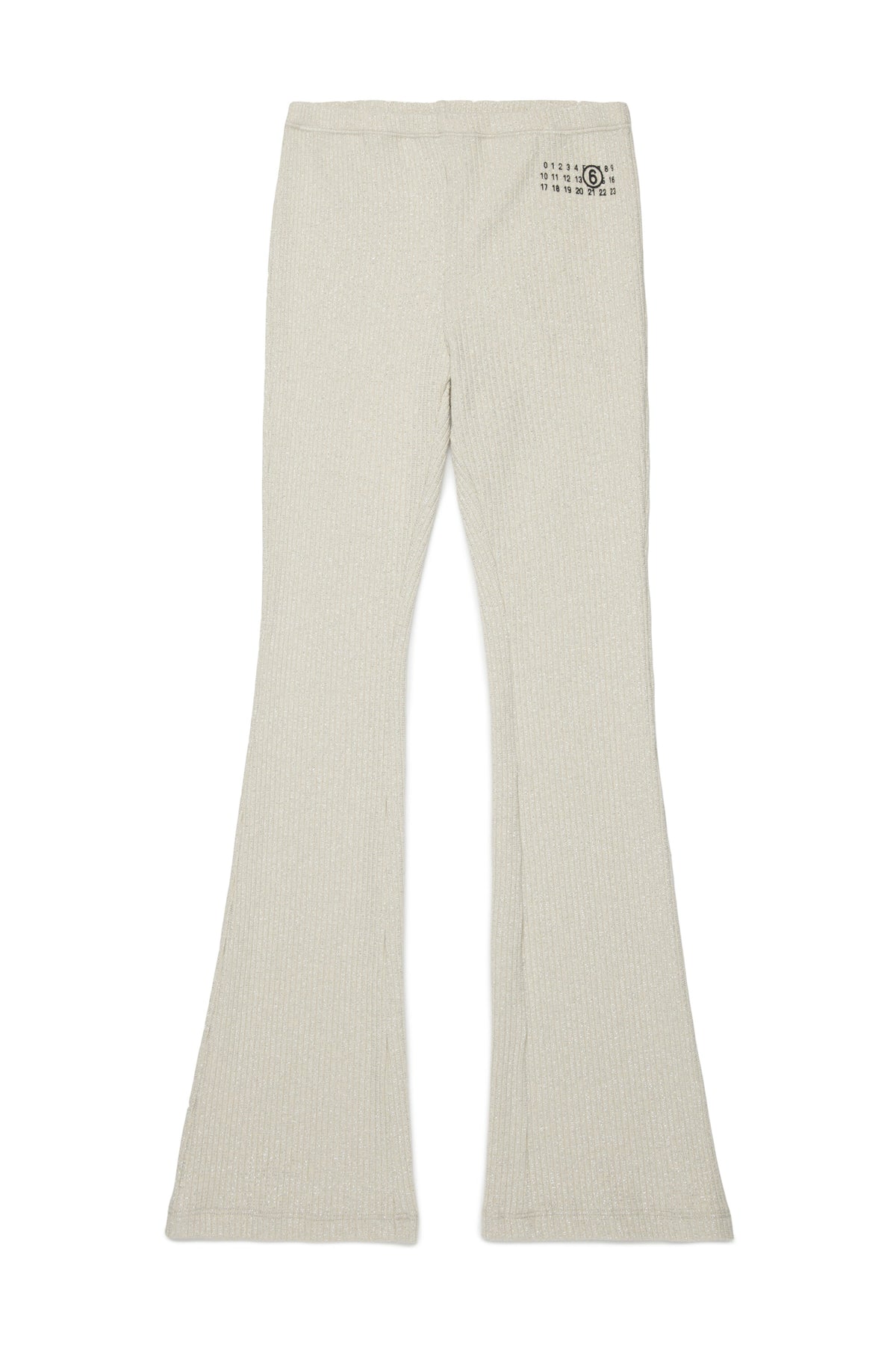 Flared leggings with logo