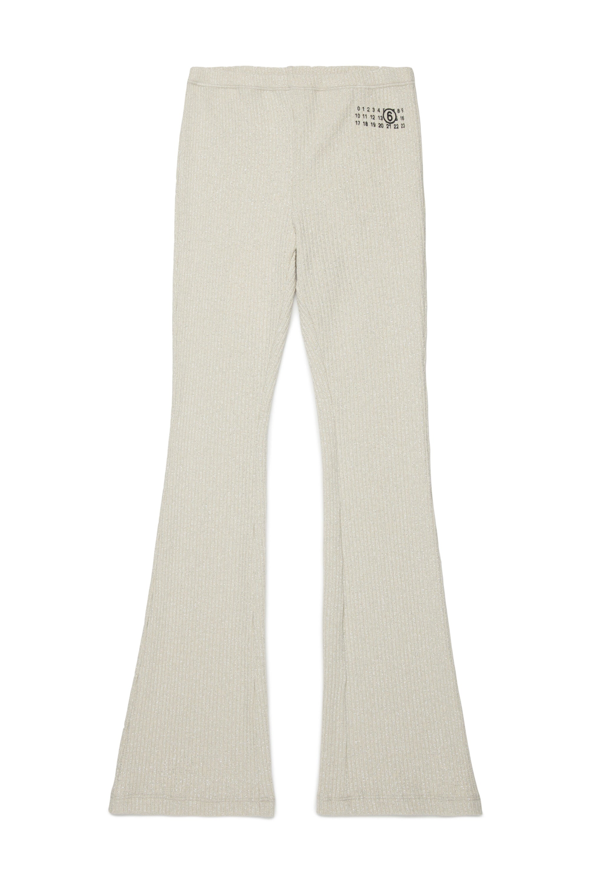 Pantalones leggings acampanados con logo