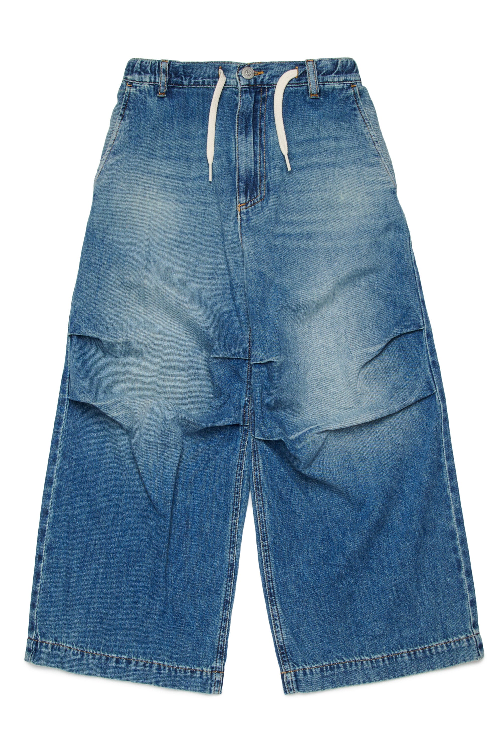 Jeans relaxed fit lavado azul medio