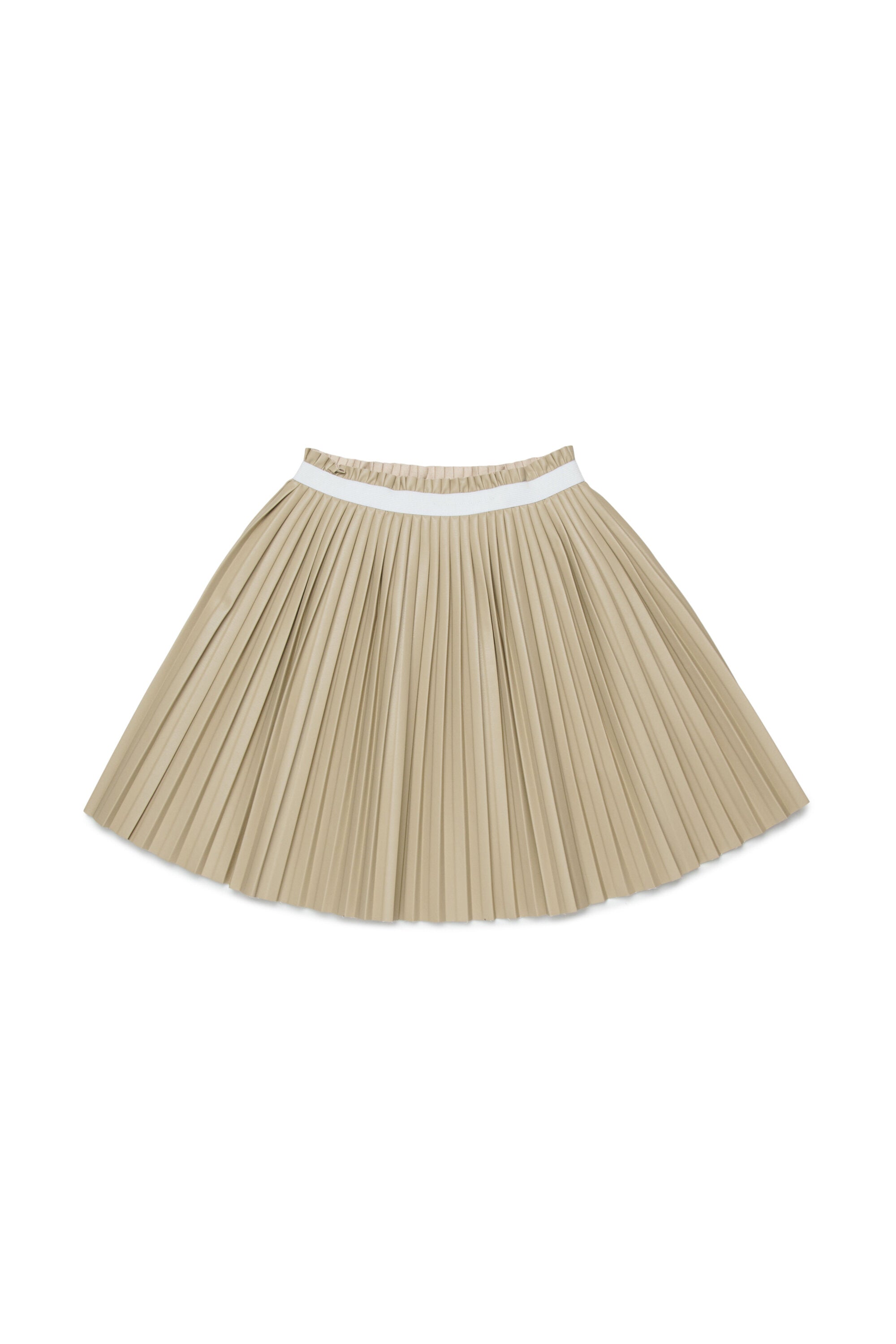 Falda plisada con logo
