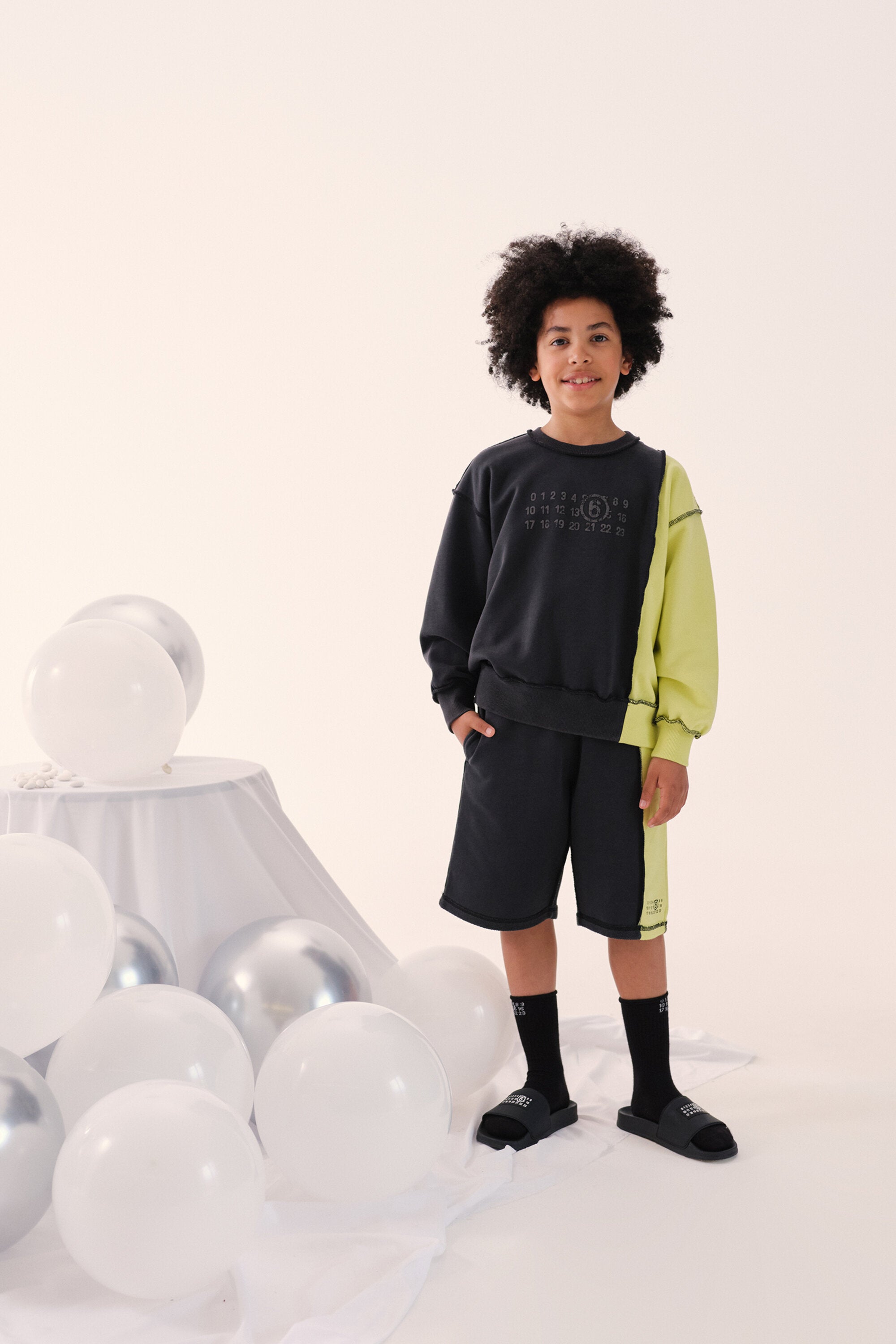 Pantalones cortos de felpa con logo