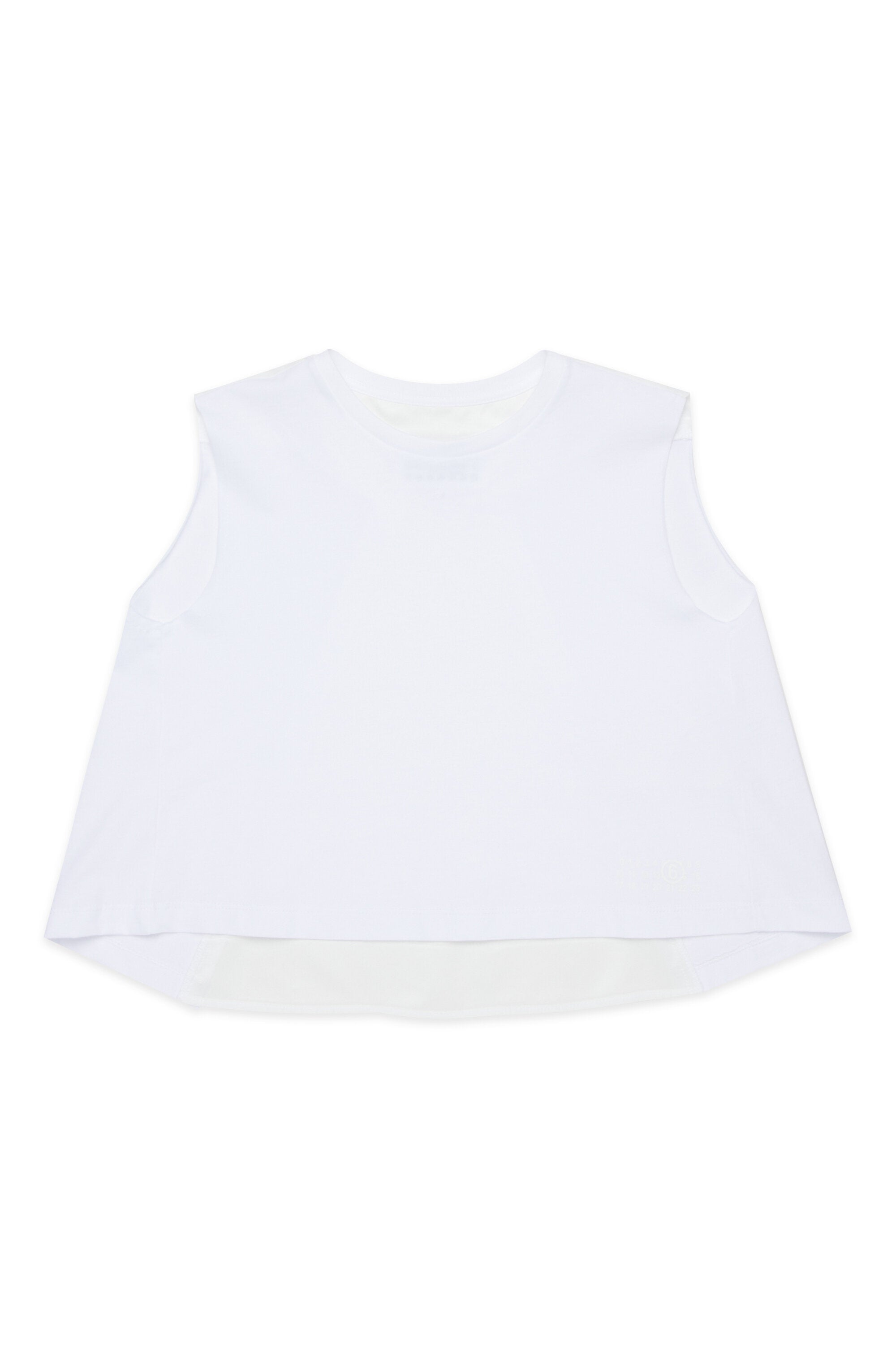 Camiseta sin mangas con logotipo