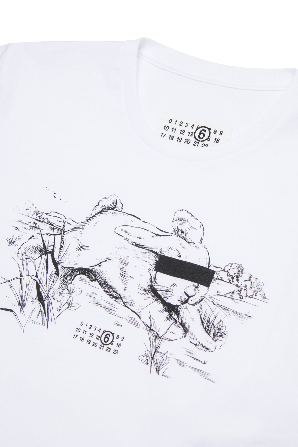 Camiseta con estampado y logo