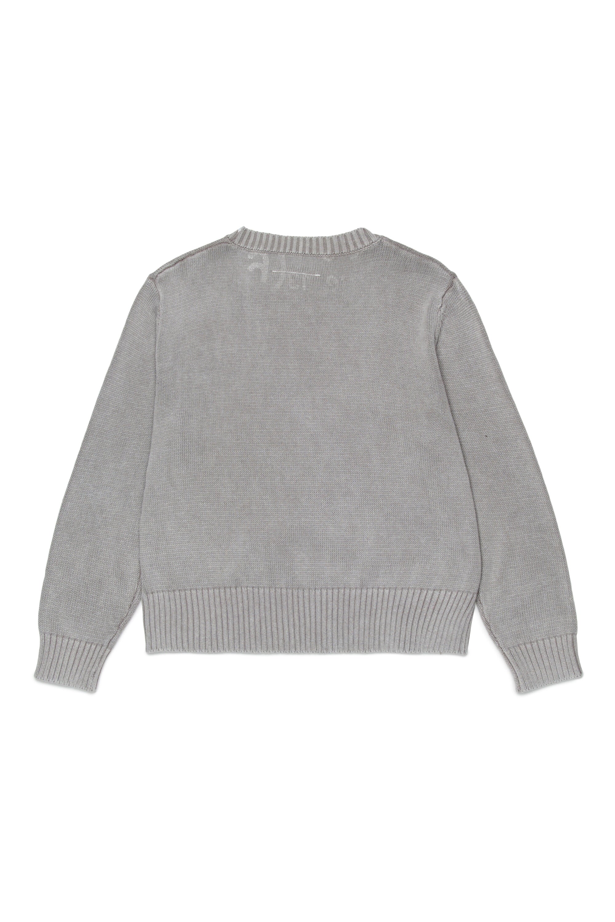 Crew neck pullover with logo