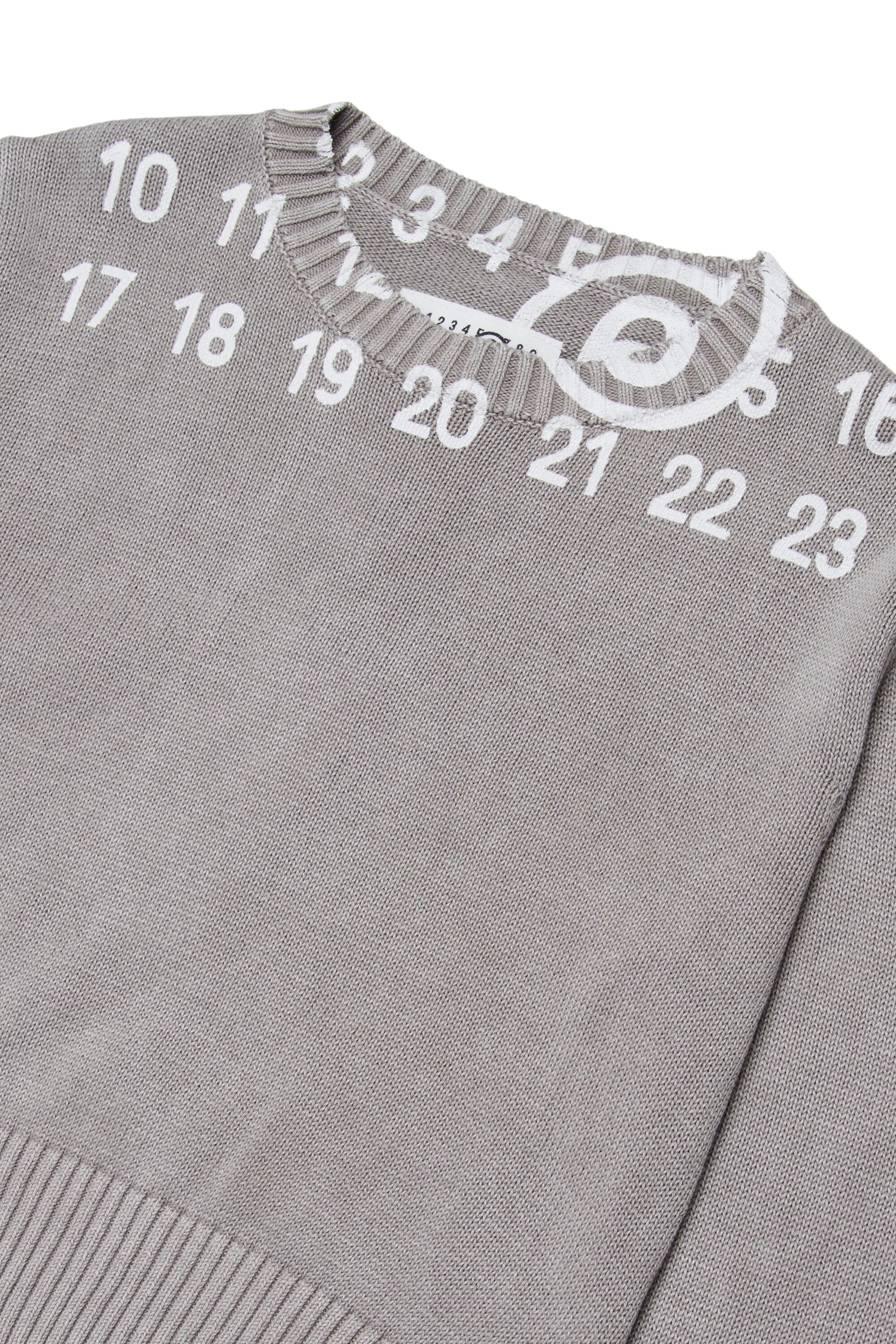 Jersey de cuello redondo con logo