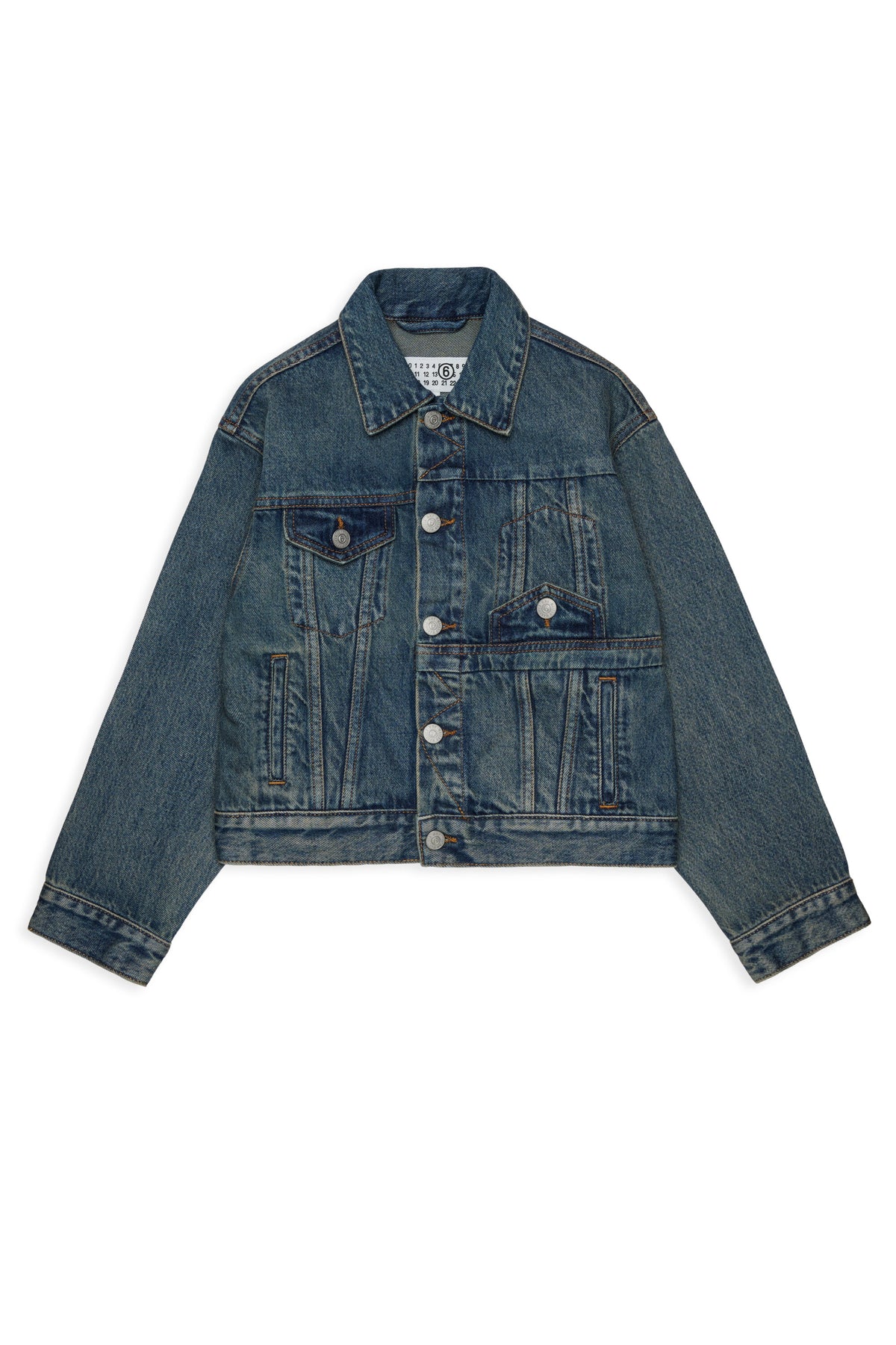 Chaqueta vaquera con logo