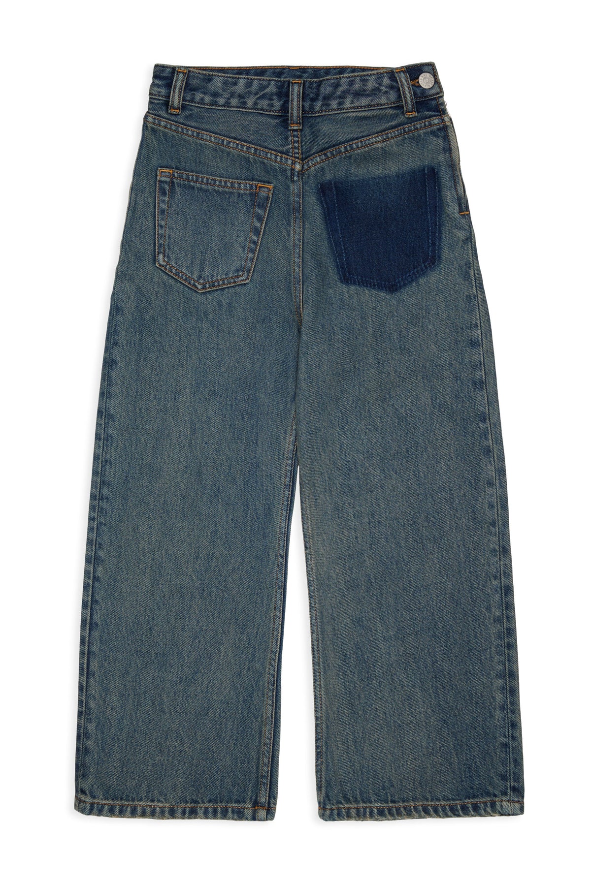 Jeans corte regular azul medio