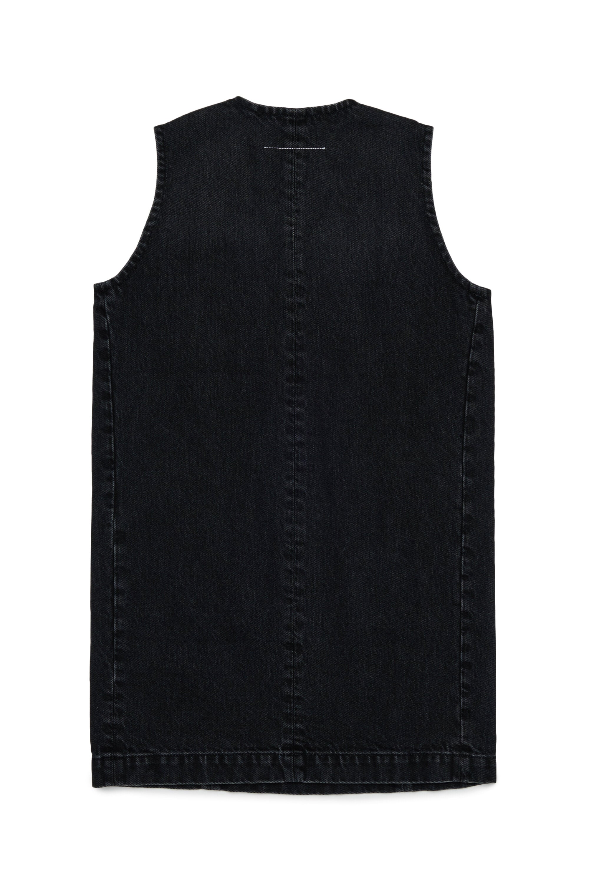 Vestido sin mangas efecto usado con logo