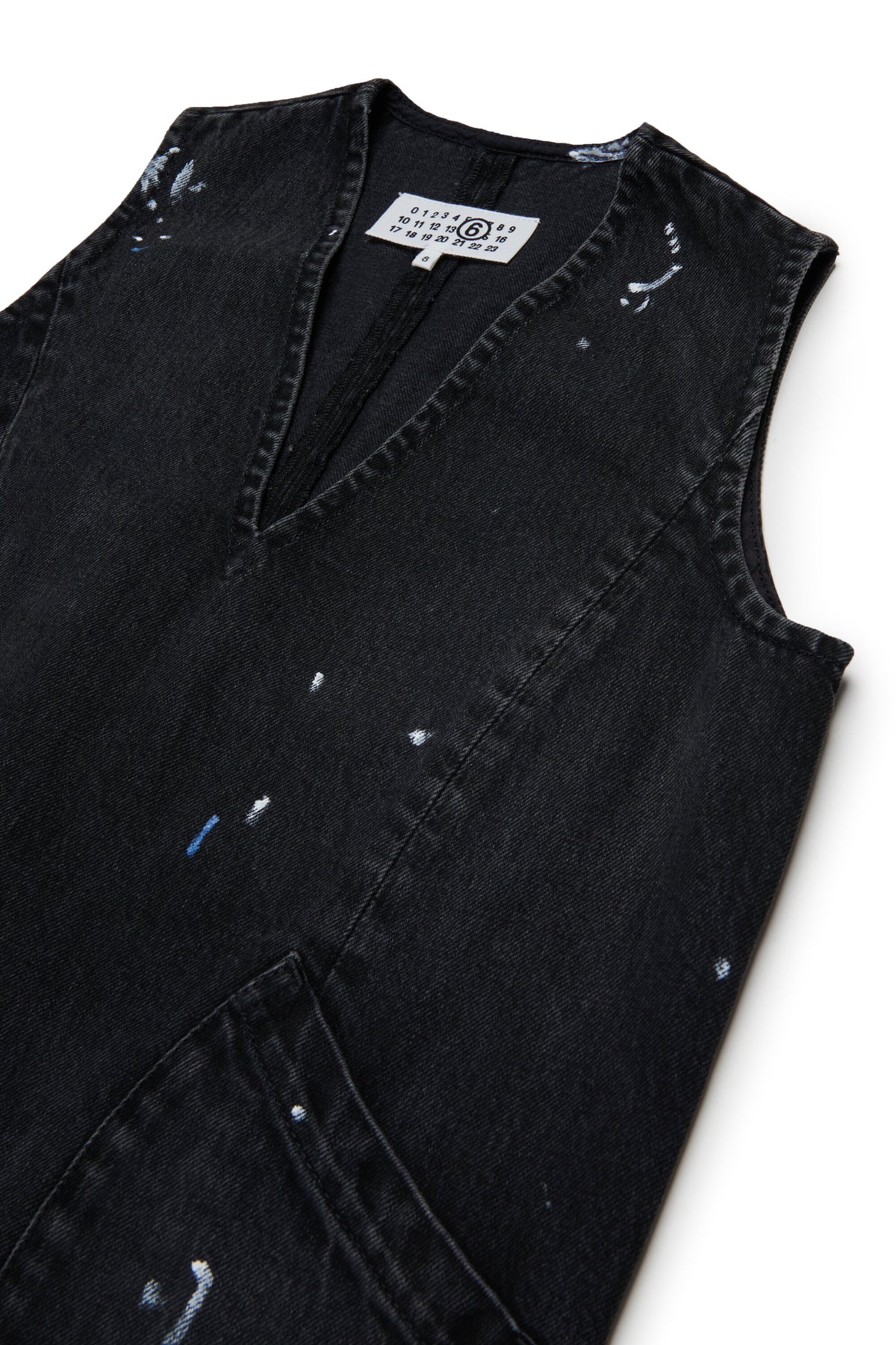Vestido sin mangas efecto usado con logo