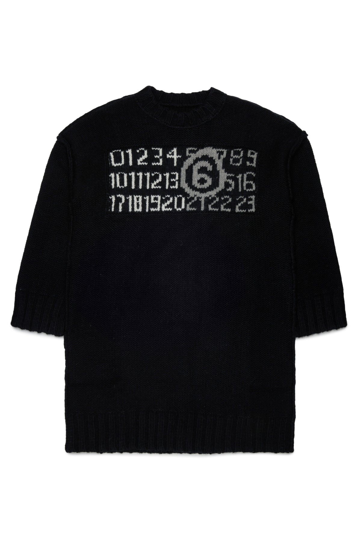 Vestido midi con logo numérico