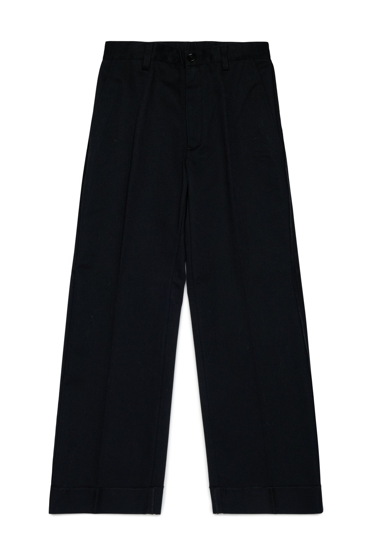 Pantalones formales de corte recto