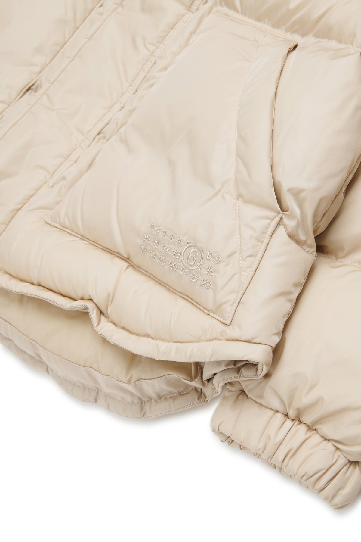 Padded jacket with logo