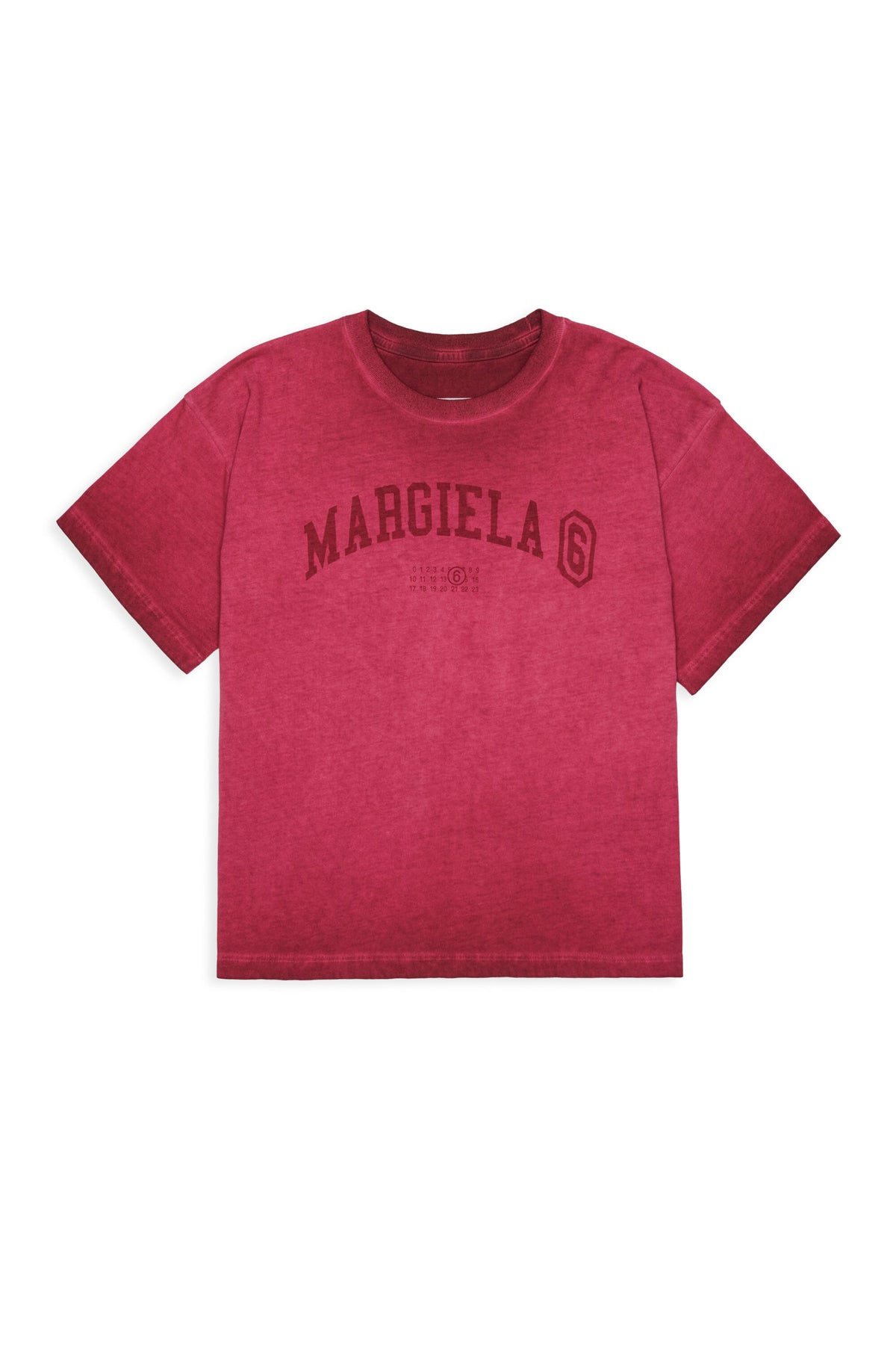 Camiseta de cuello redondo con logo