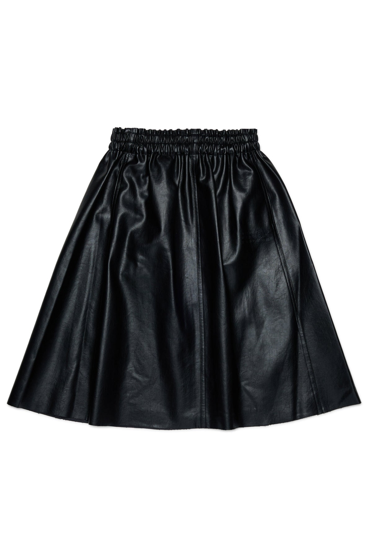 Falda midi con logo