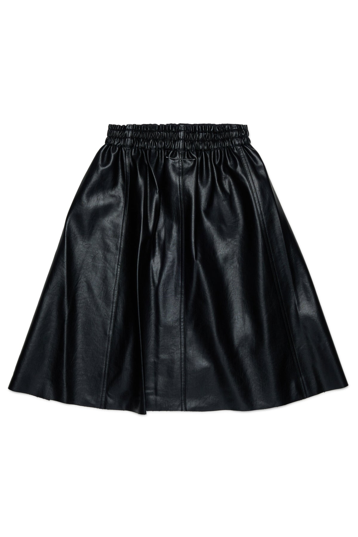Falda midi con logo