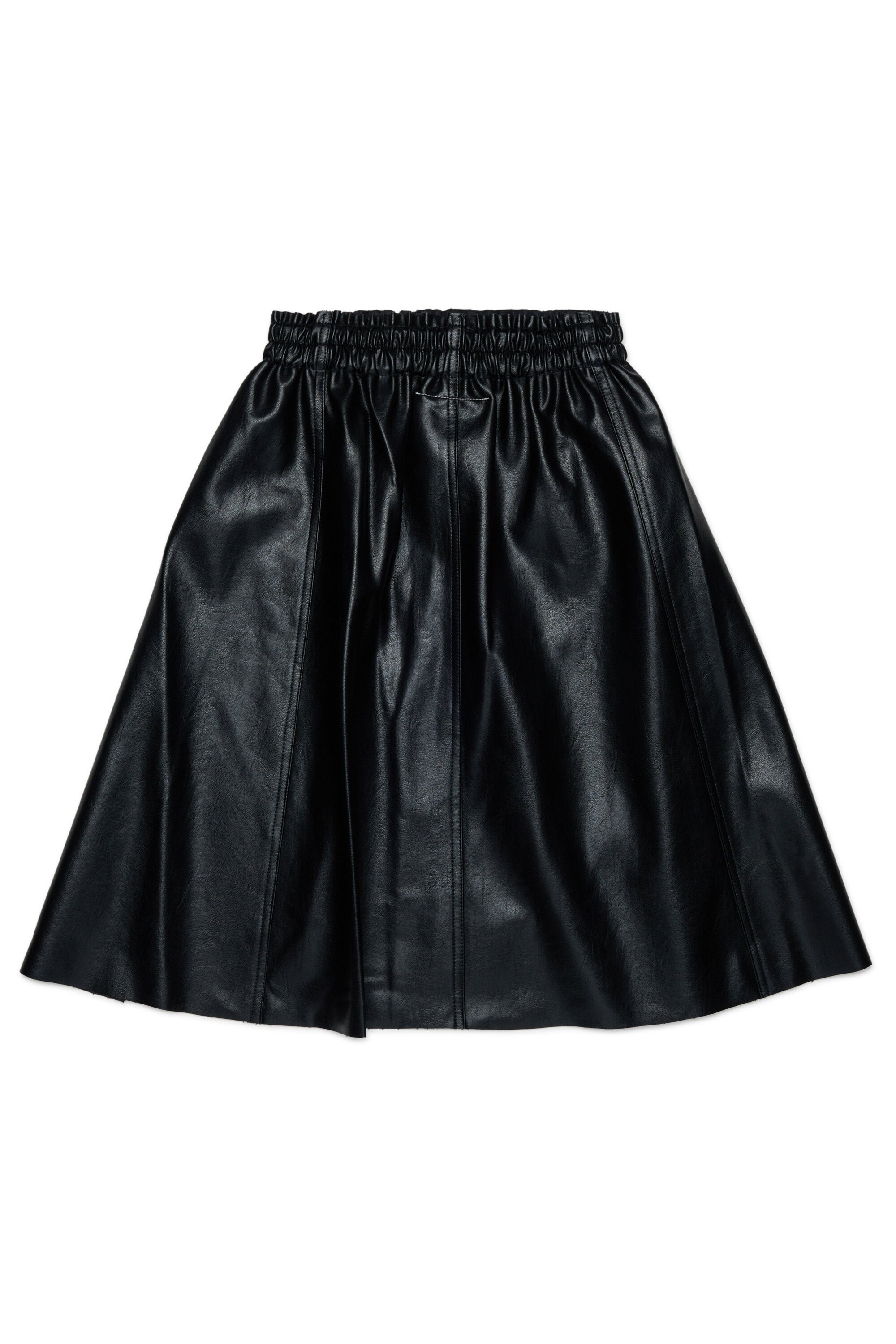 Falda midi con logo