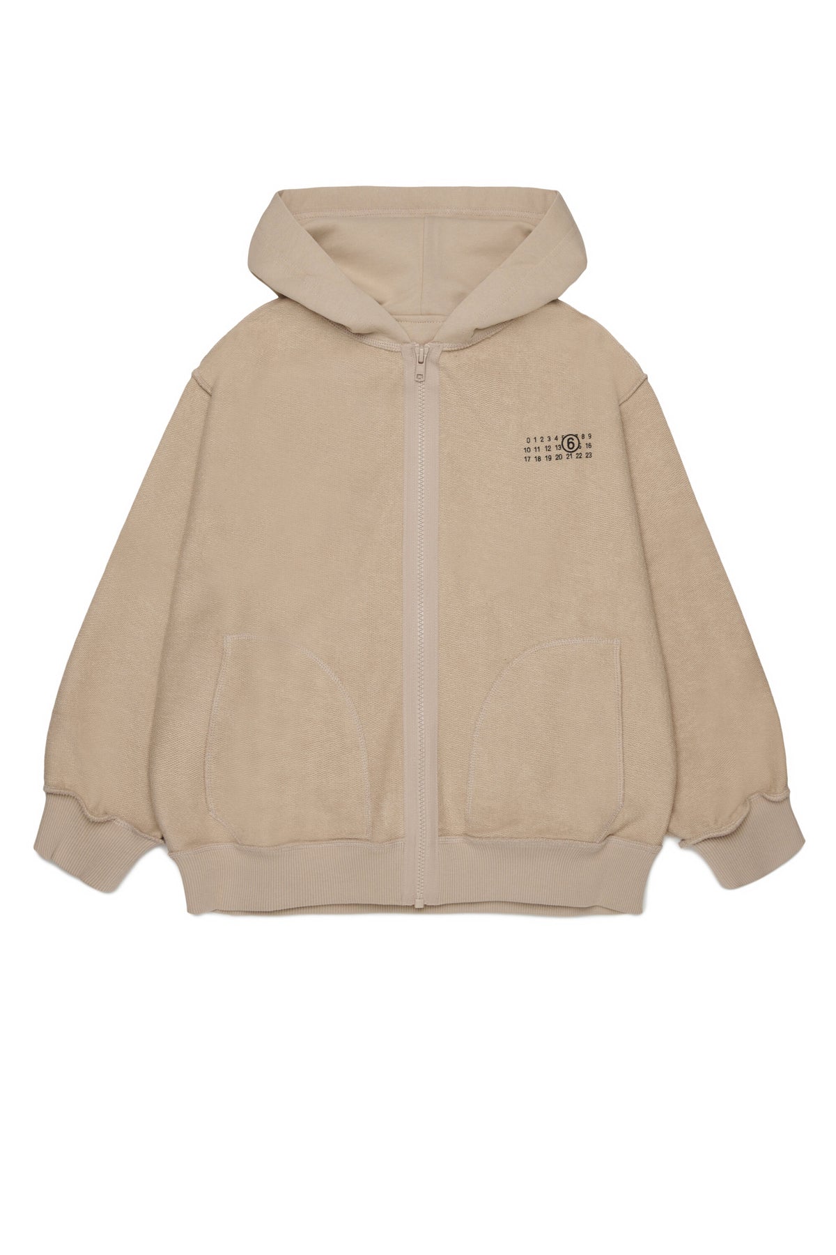 Sudadera con cremallera y logo
