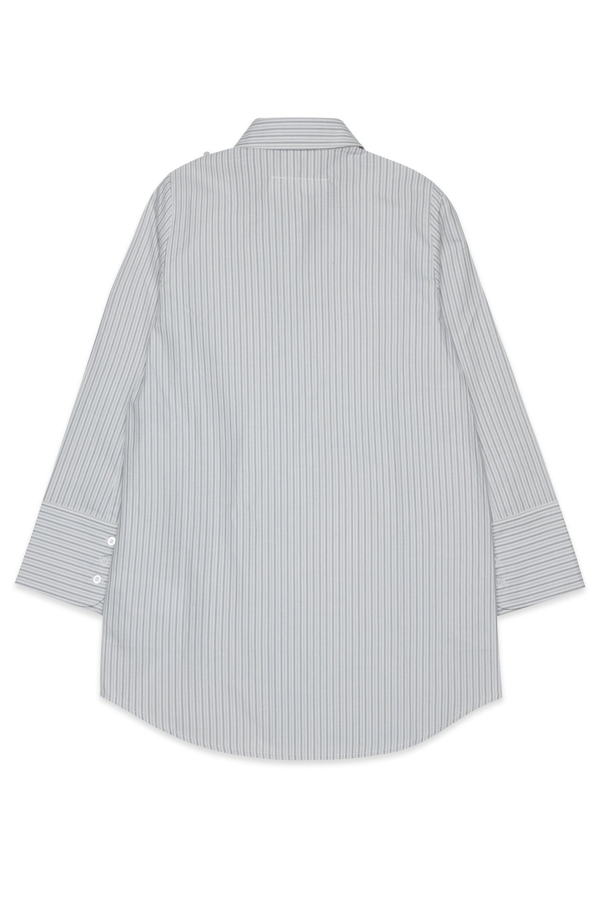 Striped shirt with logo