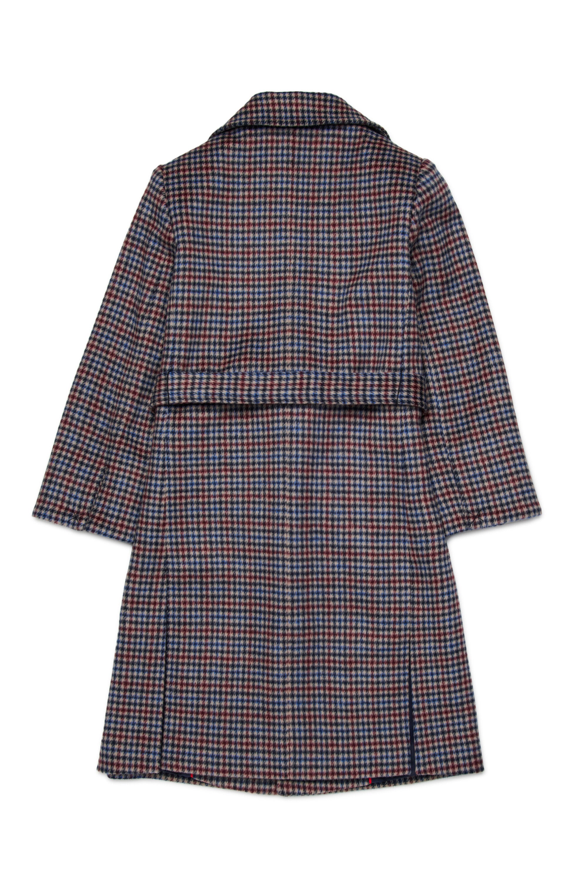 Houndstooth wool Runaway coat