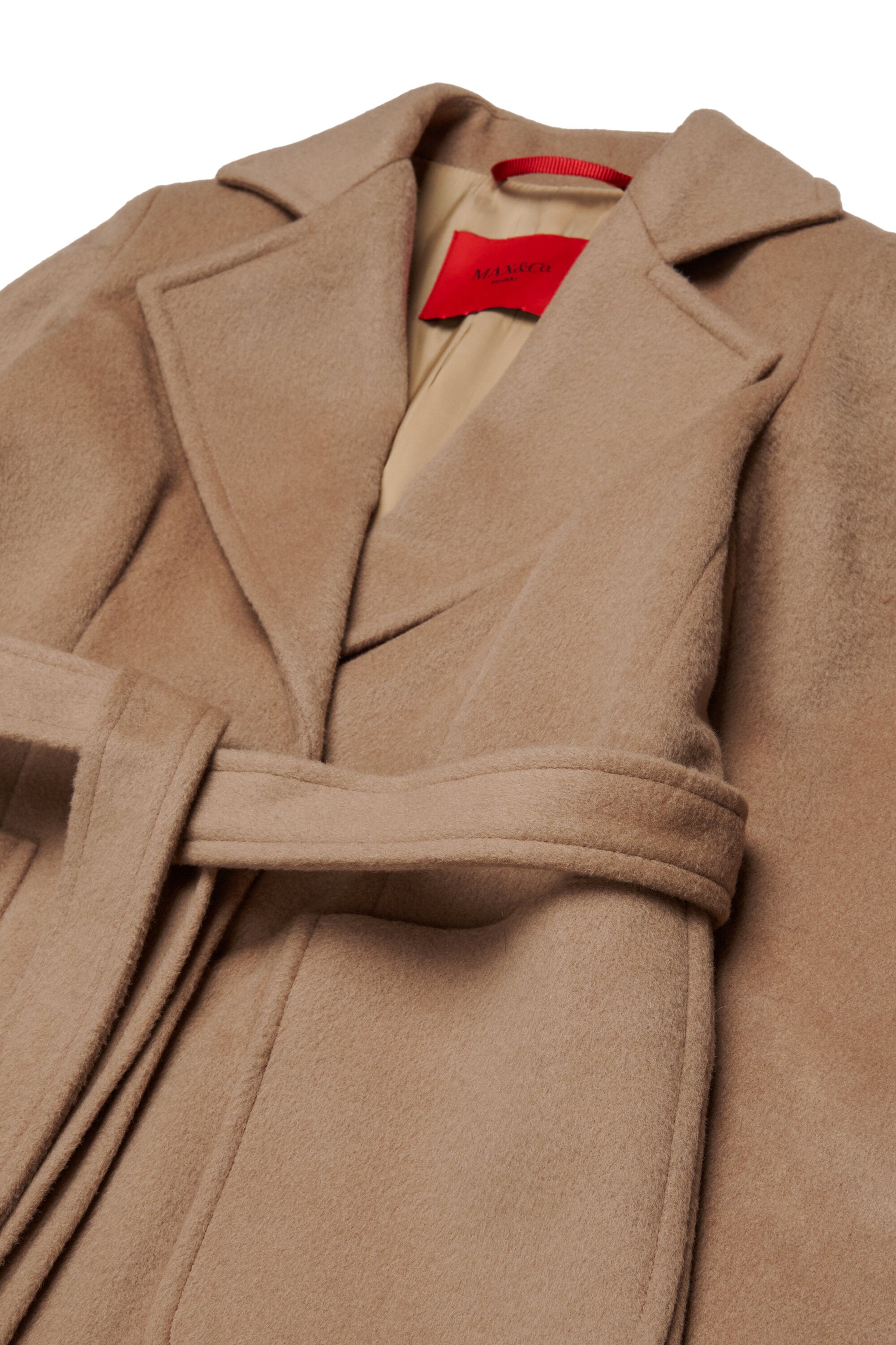 Runaway wool coat