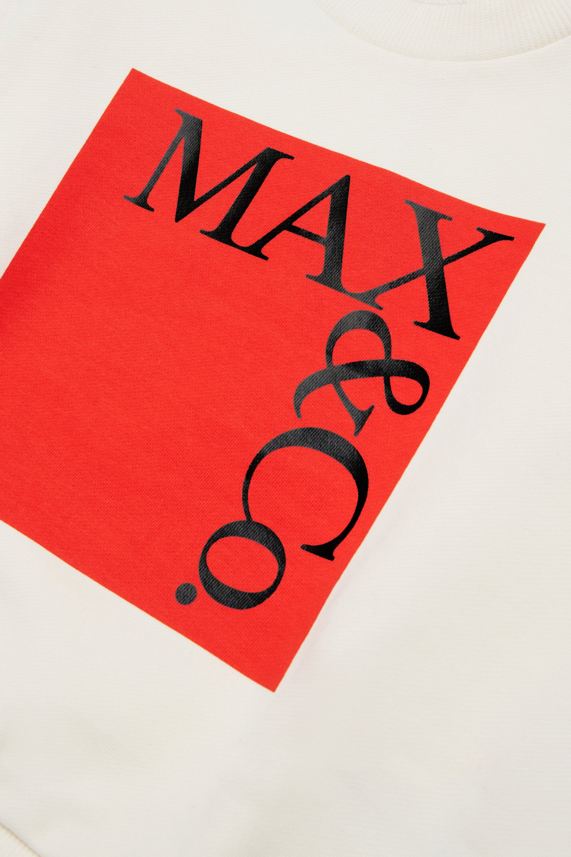 Branded crew-neck sweatshirt