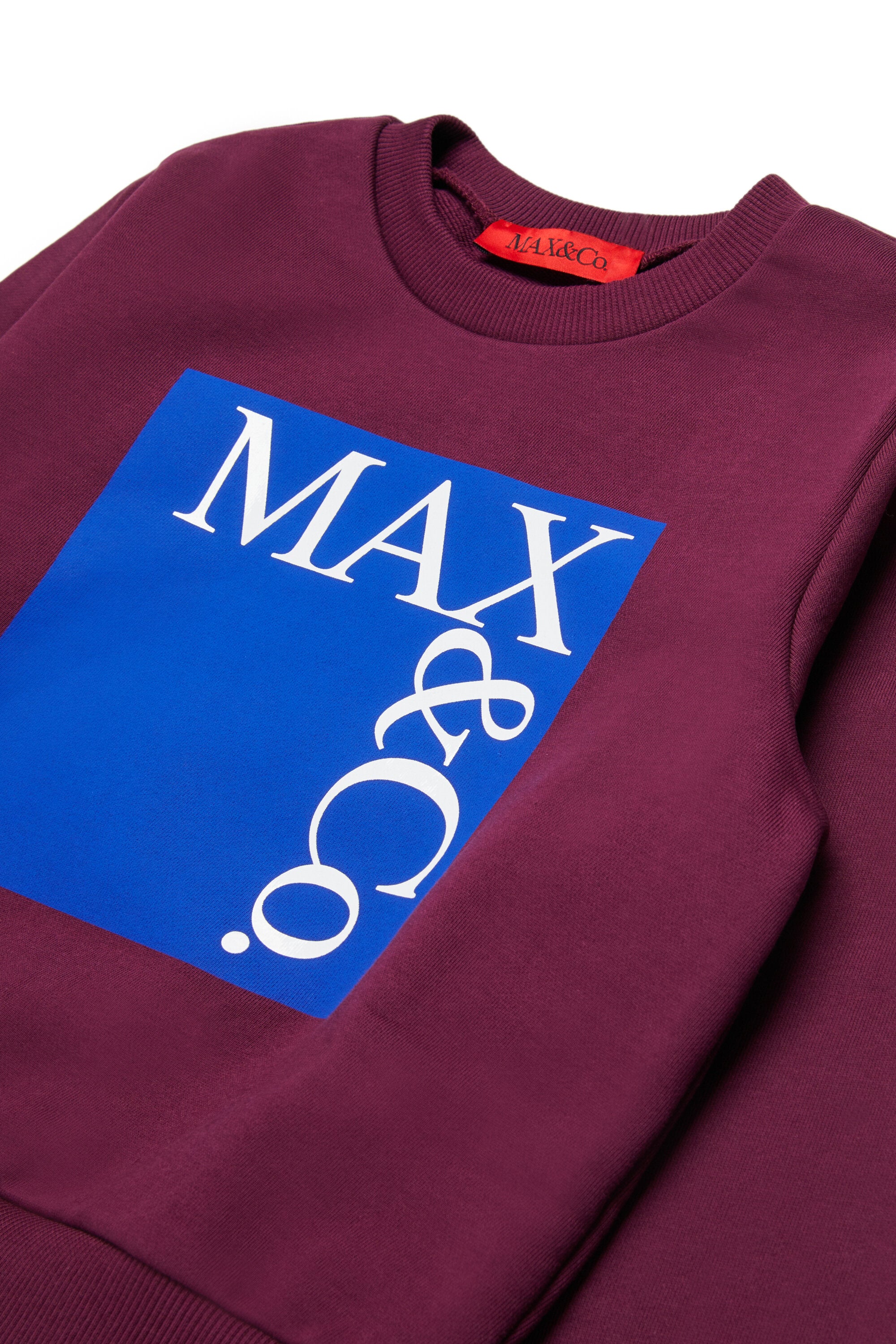 Branded crew-neck sweatshirt