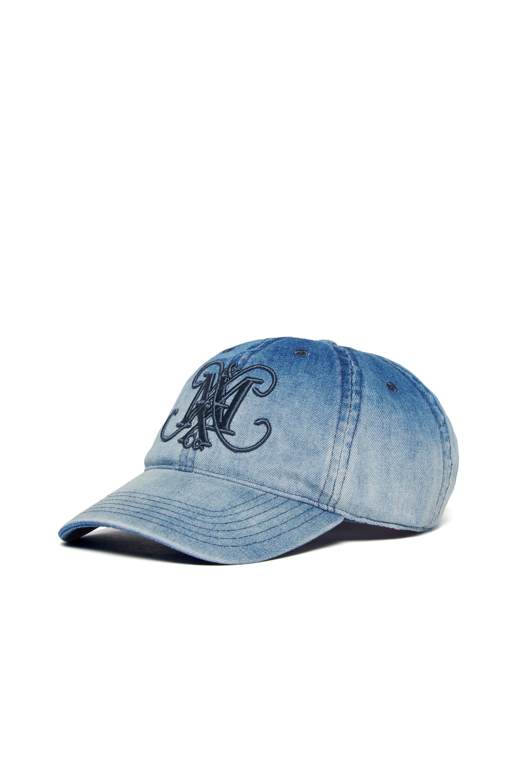 Gorra de béisbol de denim blanqueado