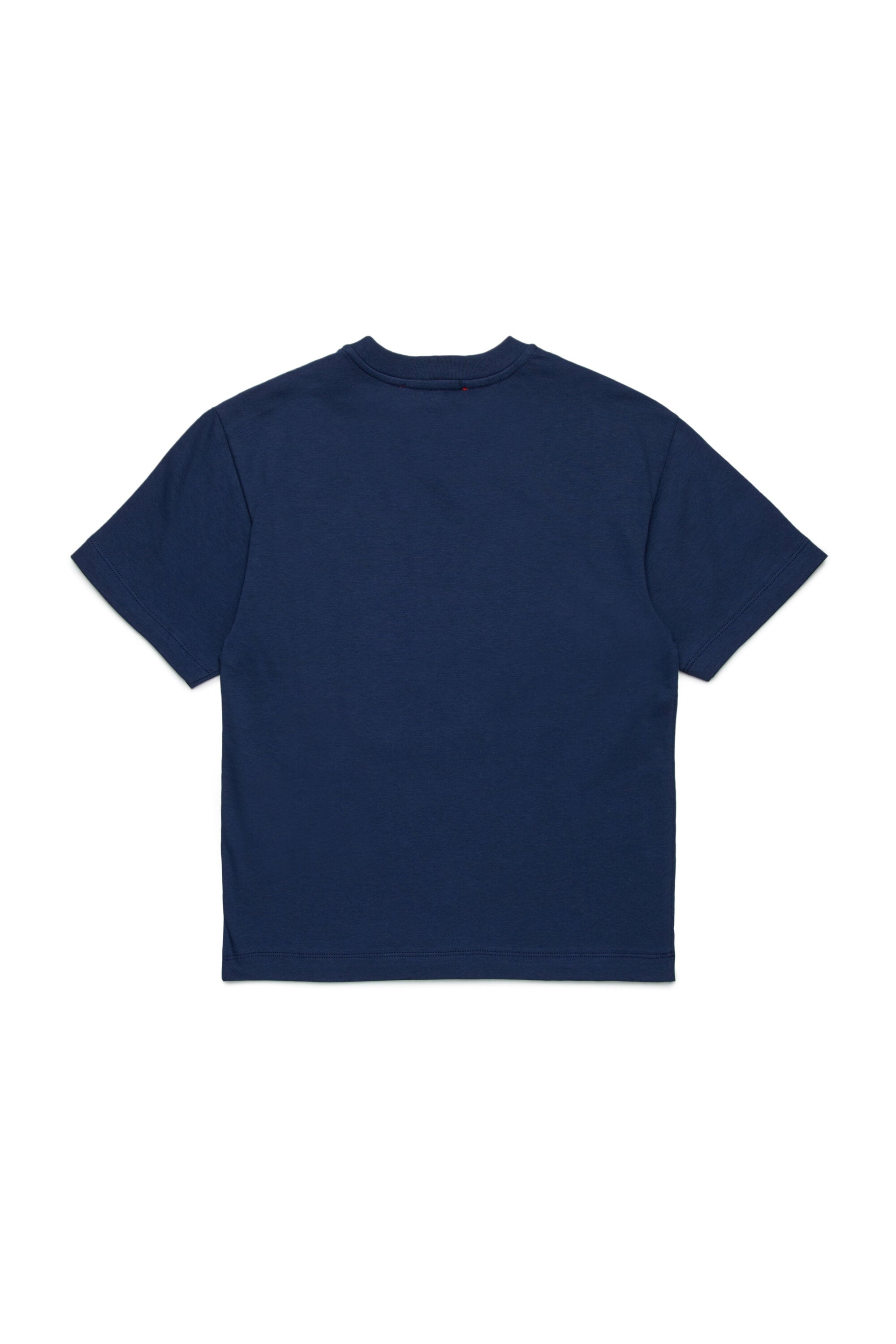 T-shirt with solid floral square
