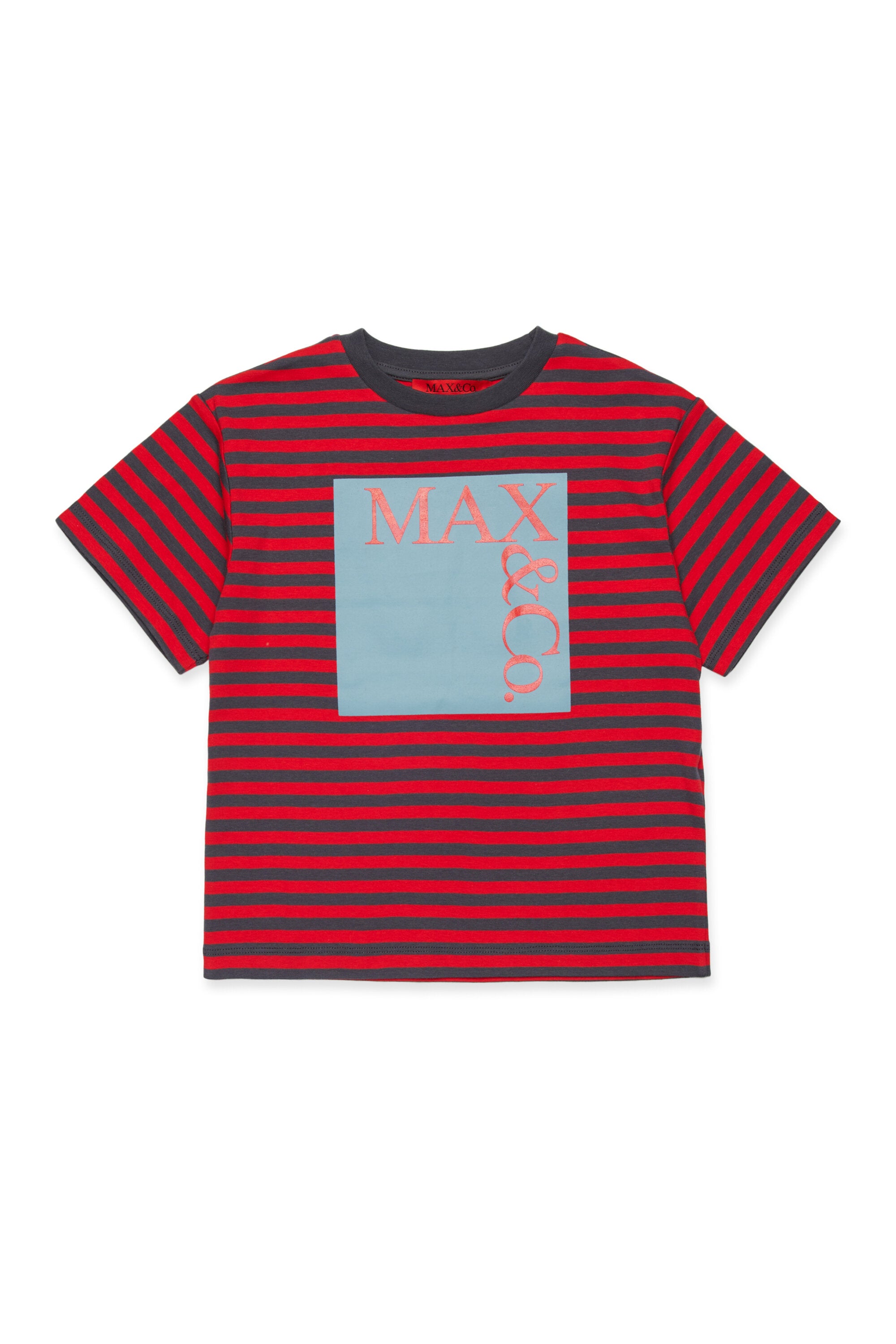 Striped micro ribs T-shirt