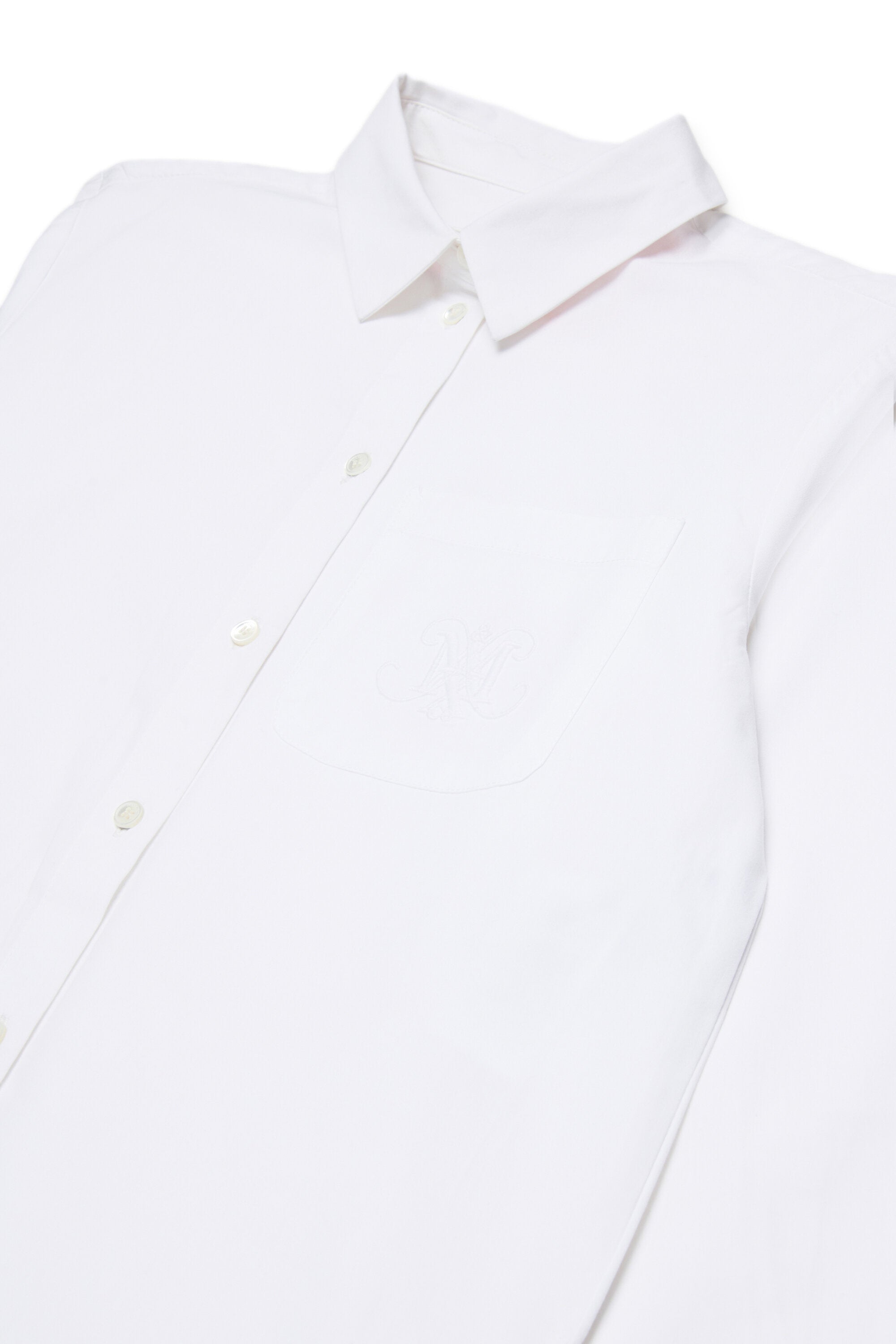 Poplin shirt with logo