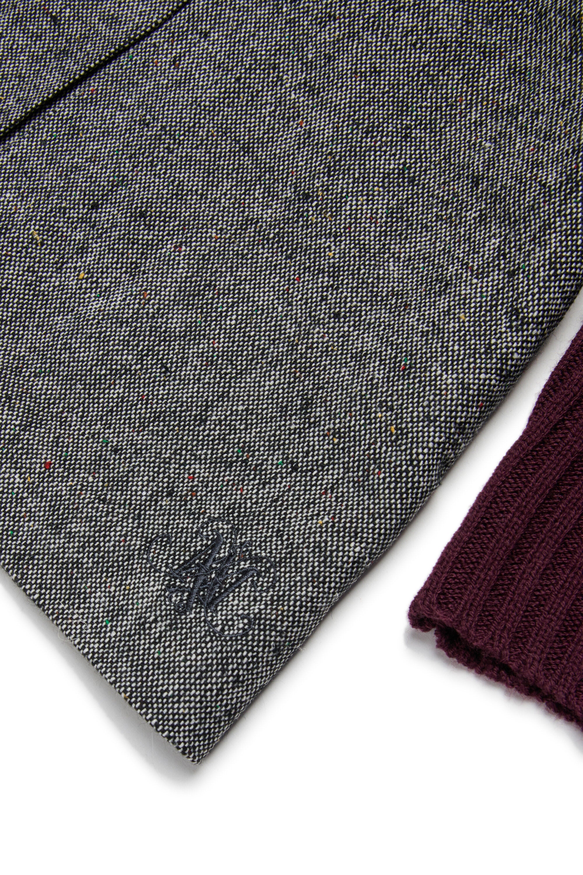 Knit and tweed mini dress