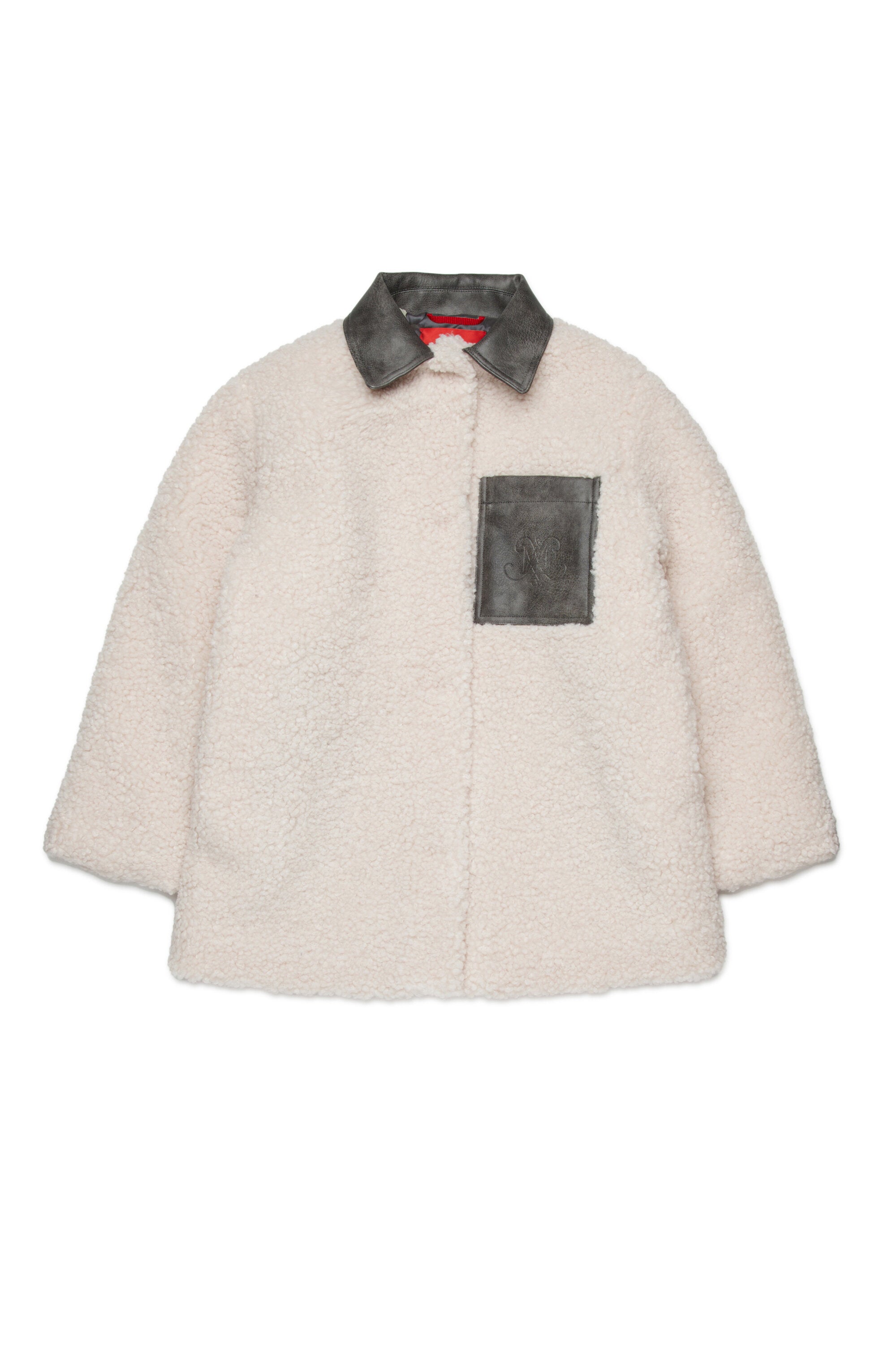 Abrigo Teddy con maxi bolsillo