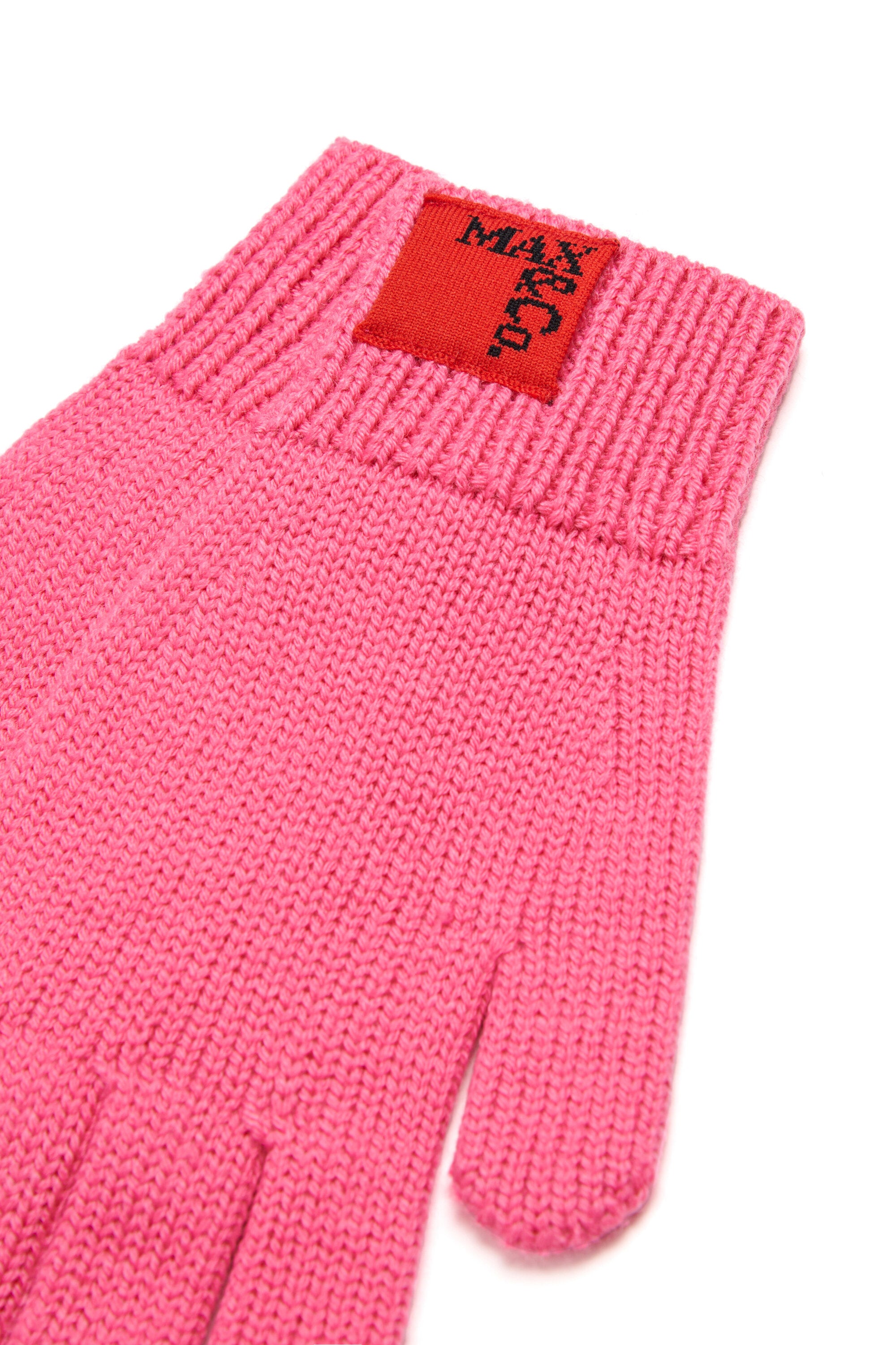 Guantes de mezcla de lana con parche