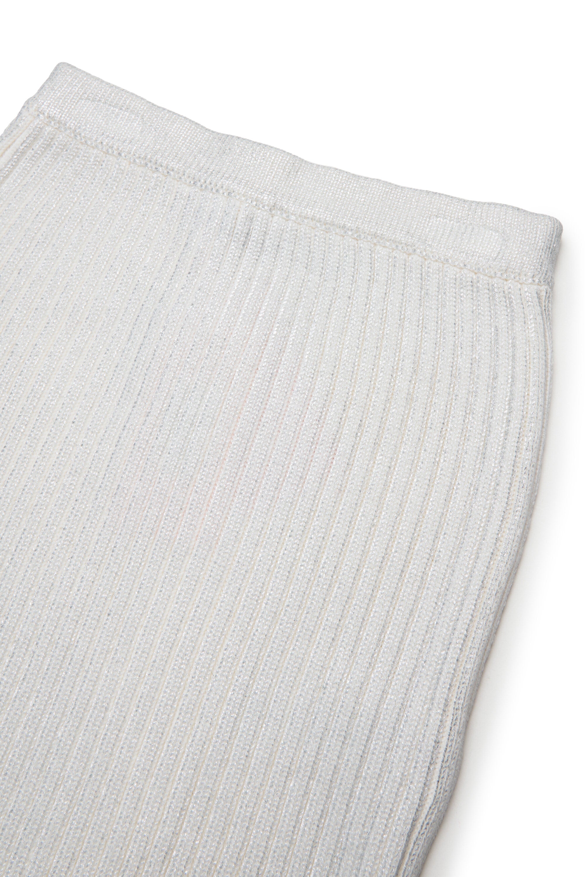 Falda corta de punto de canalé Mylar