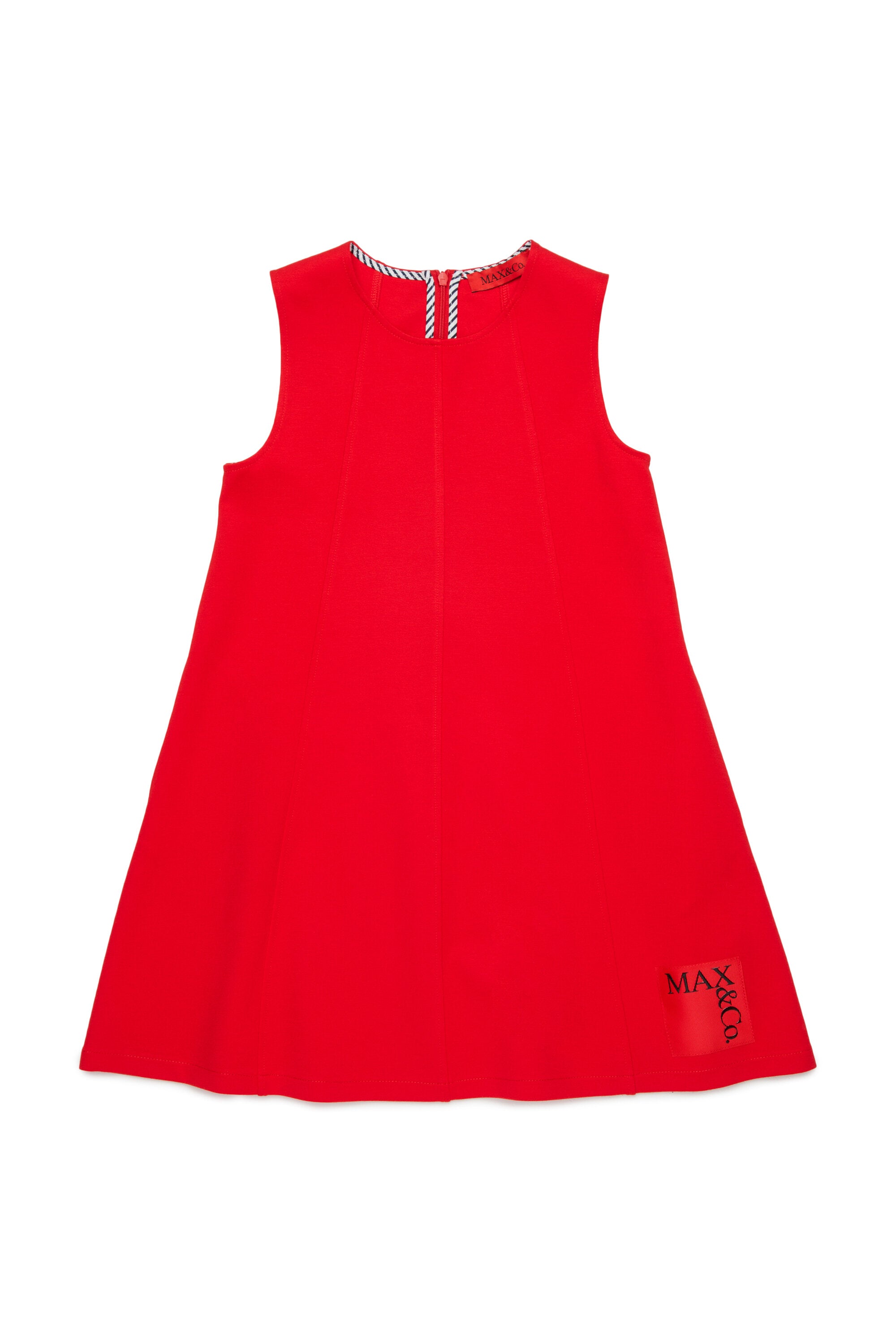 Vestido sin mangas con logo