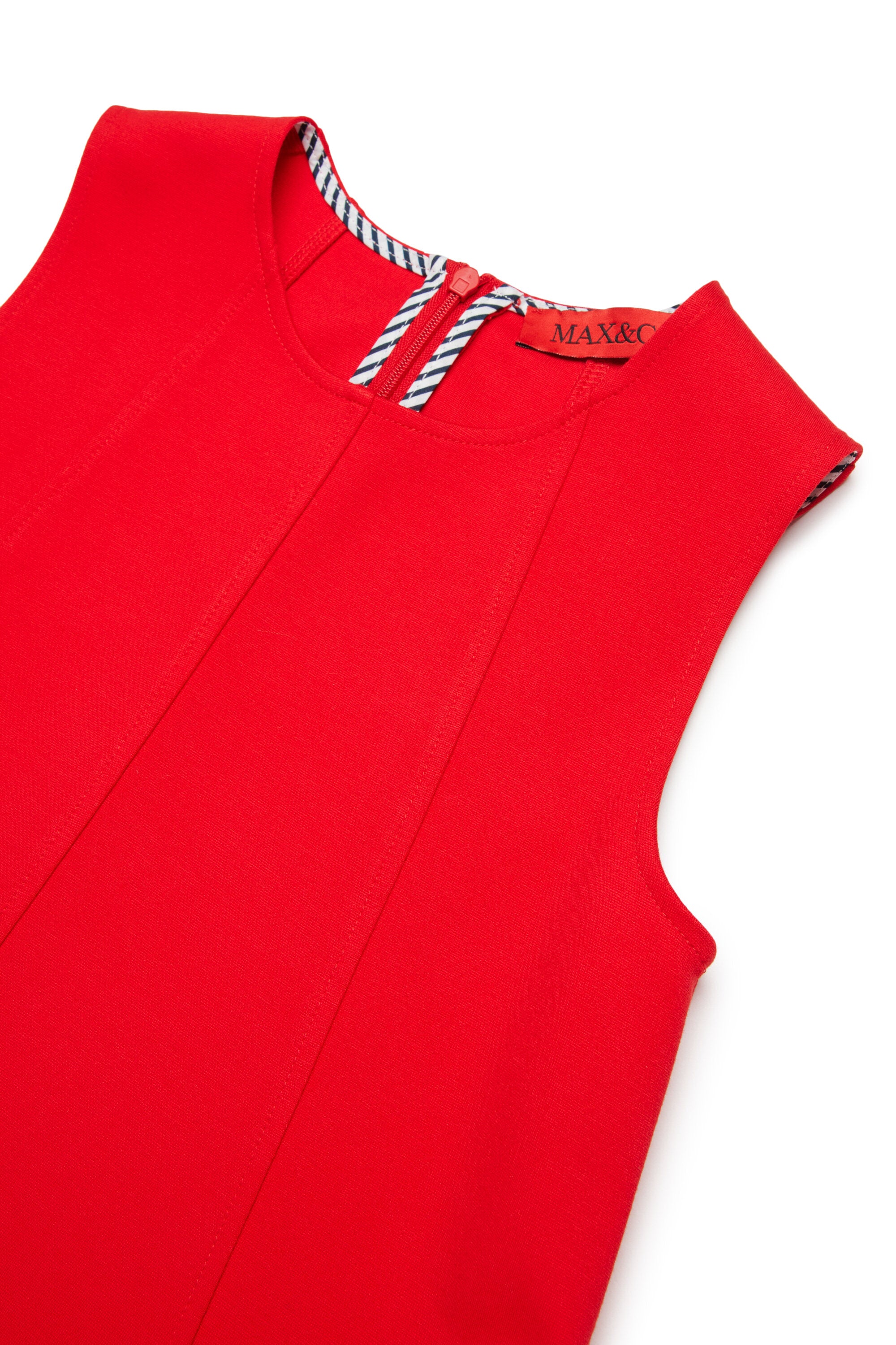 Vestido sin mangas con logo