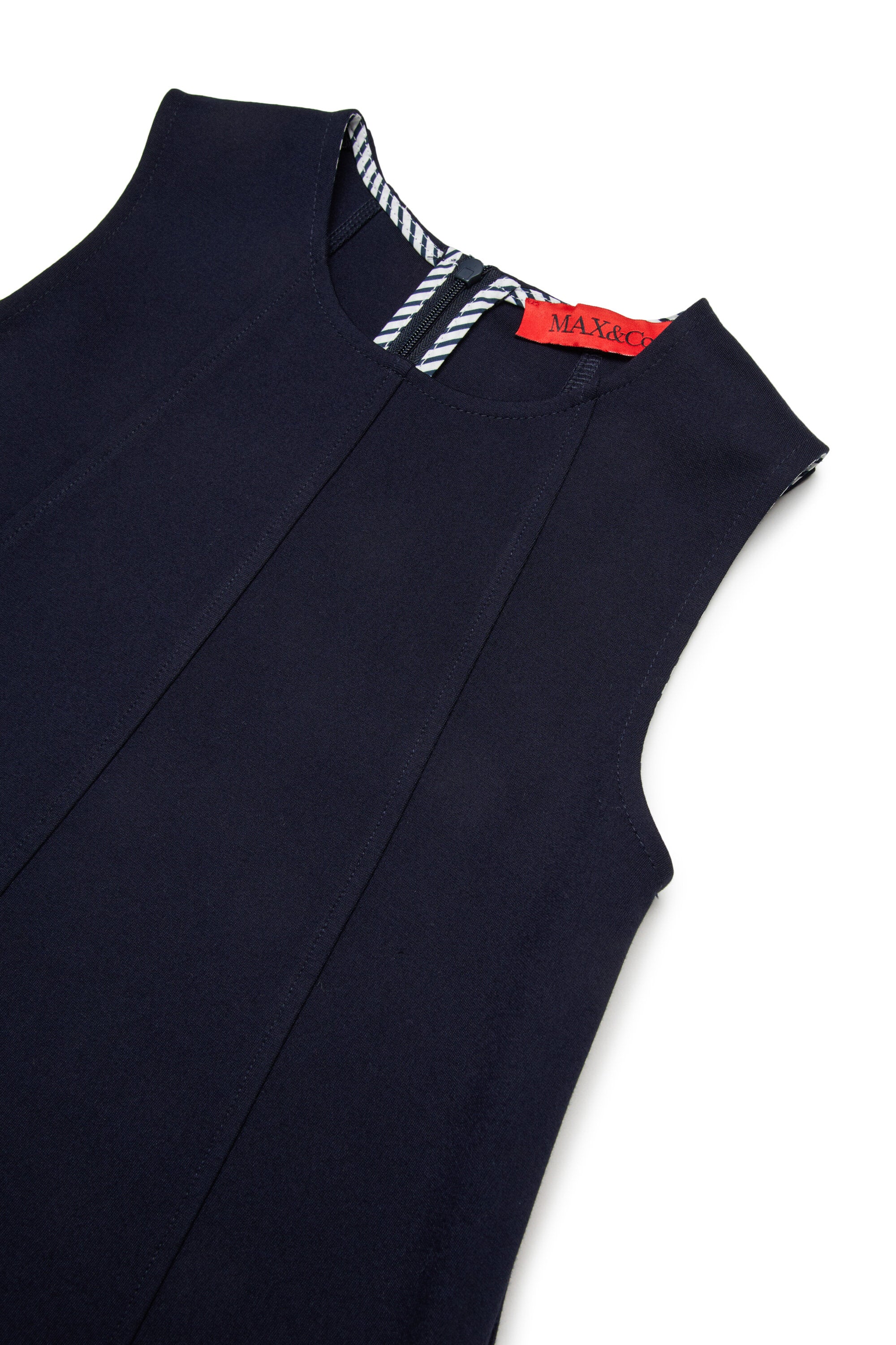 Vestido sin mangas con logo