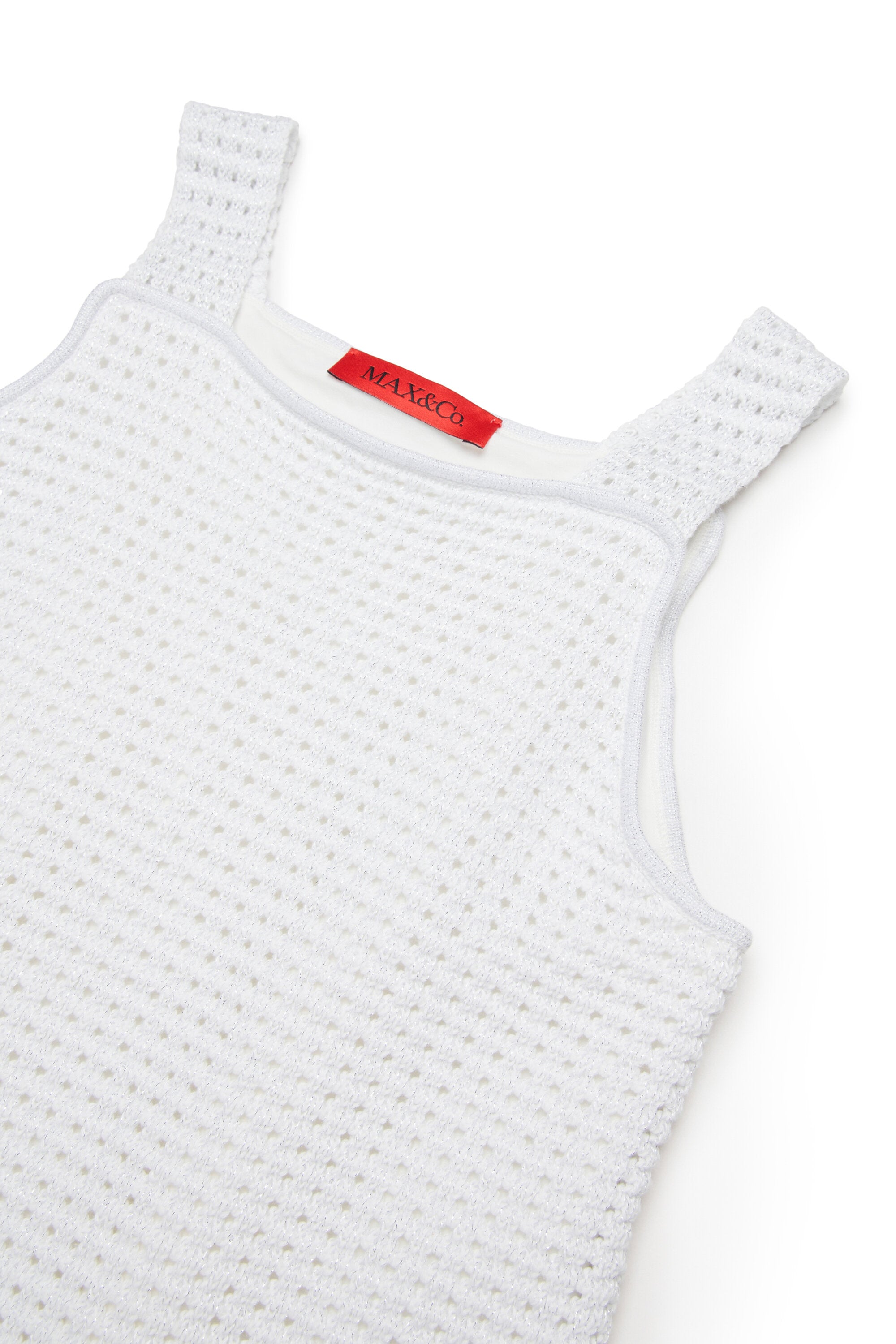 Knit dress with logo