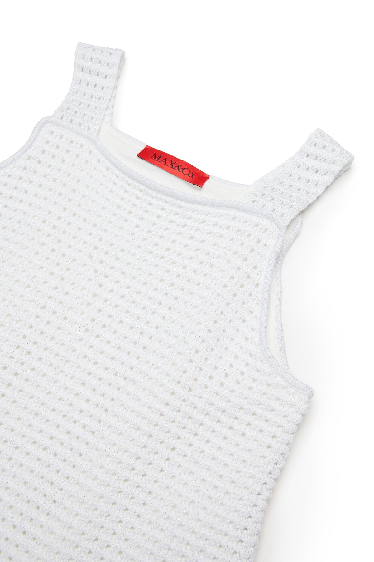 Knit dress with logo
