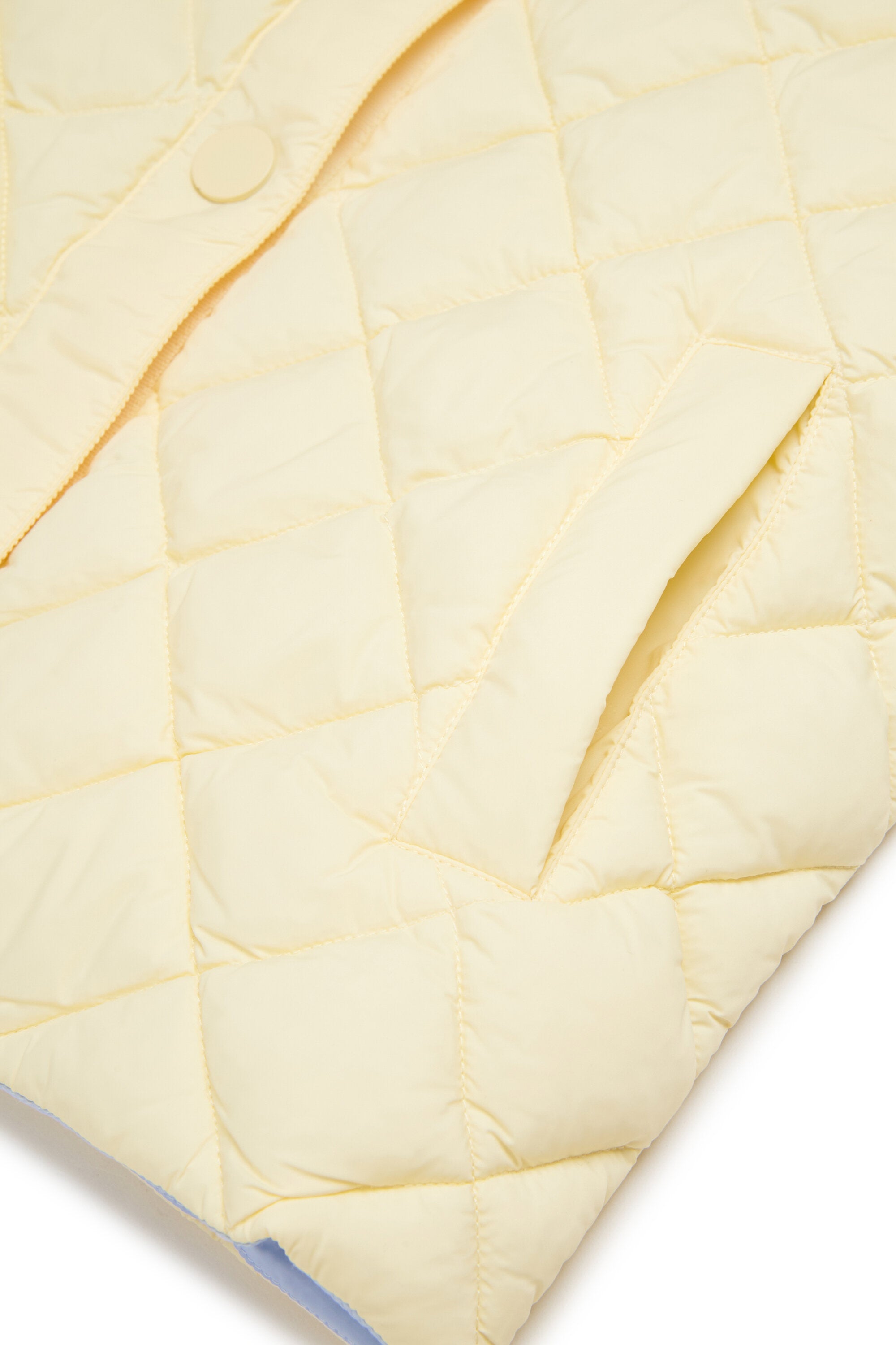 Padded jacket with printed logo