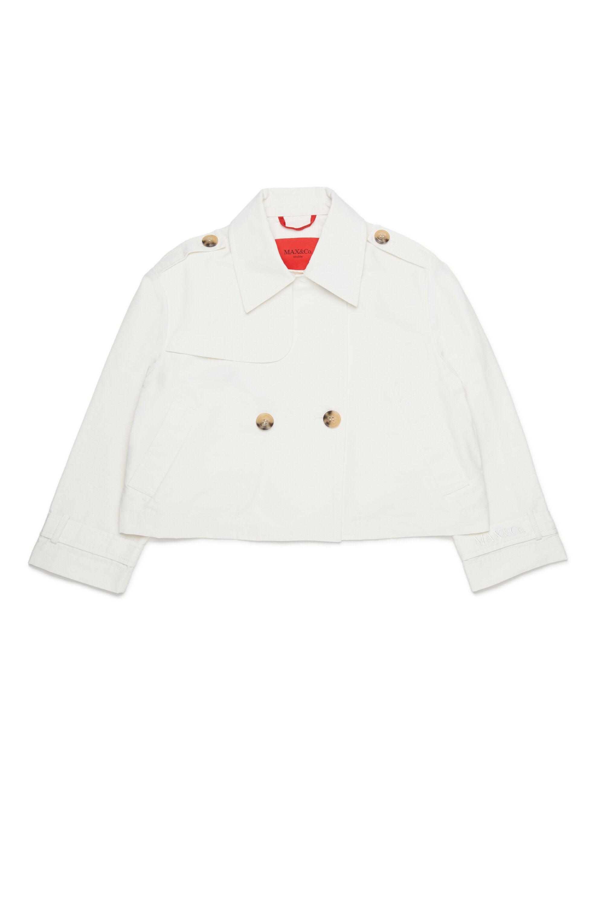 Americana cruzada con logo