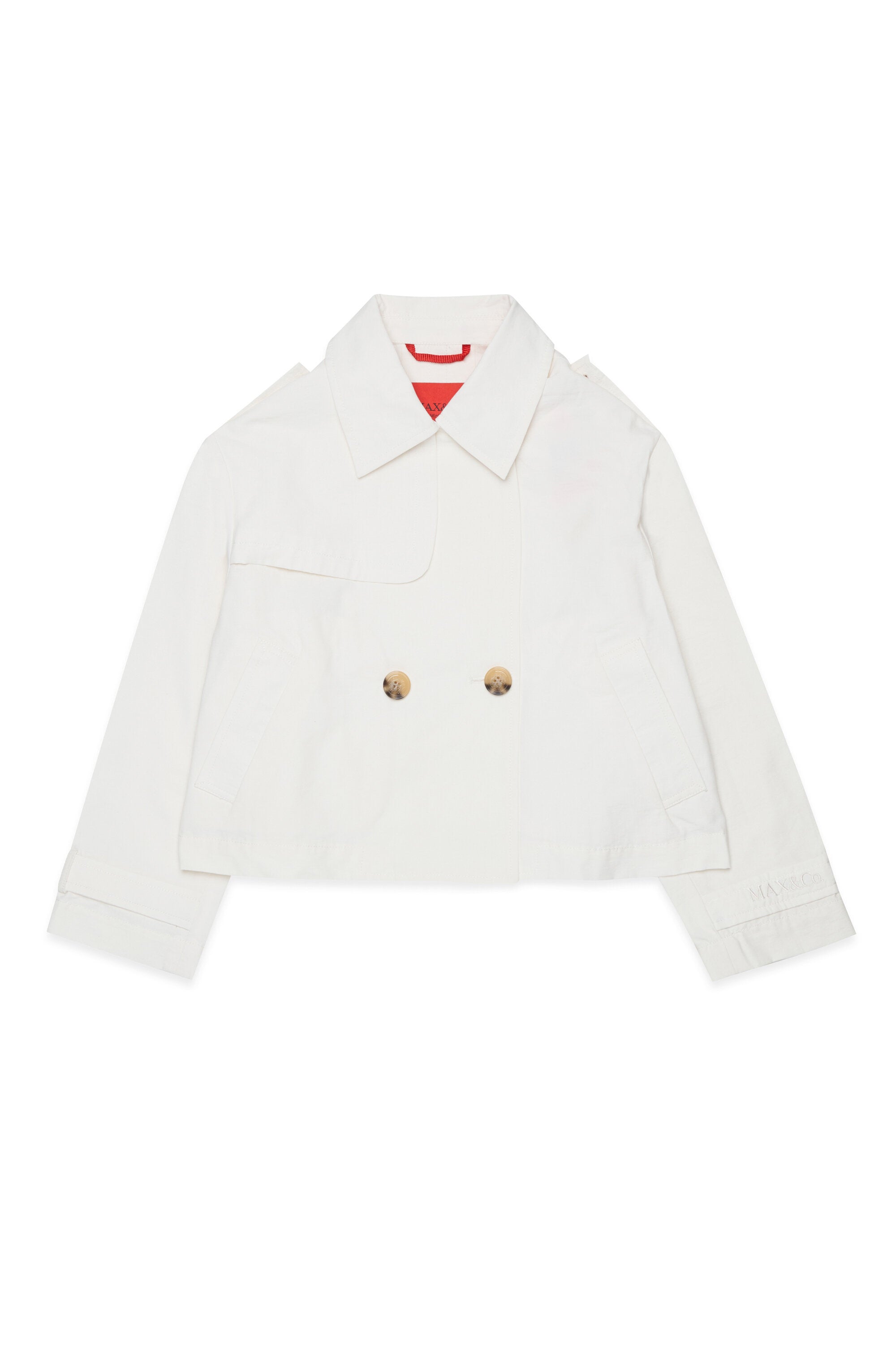 Americana cruzada con logo