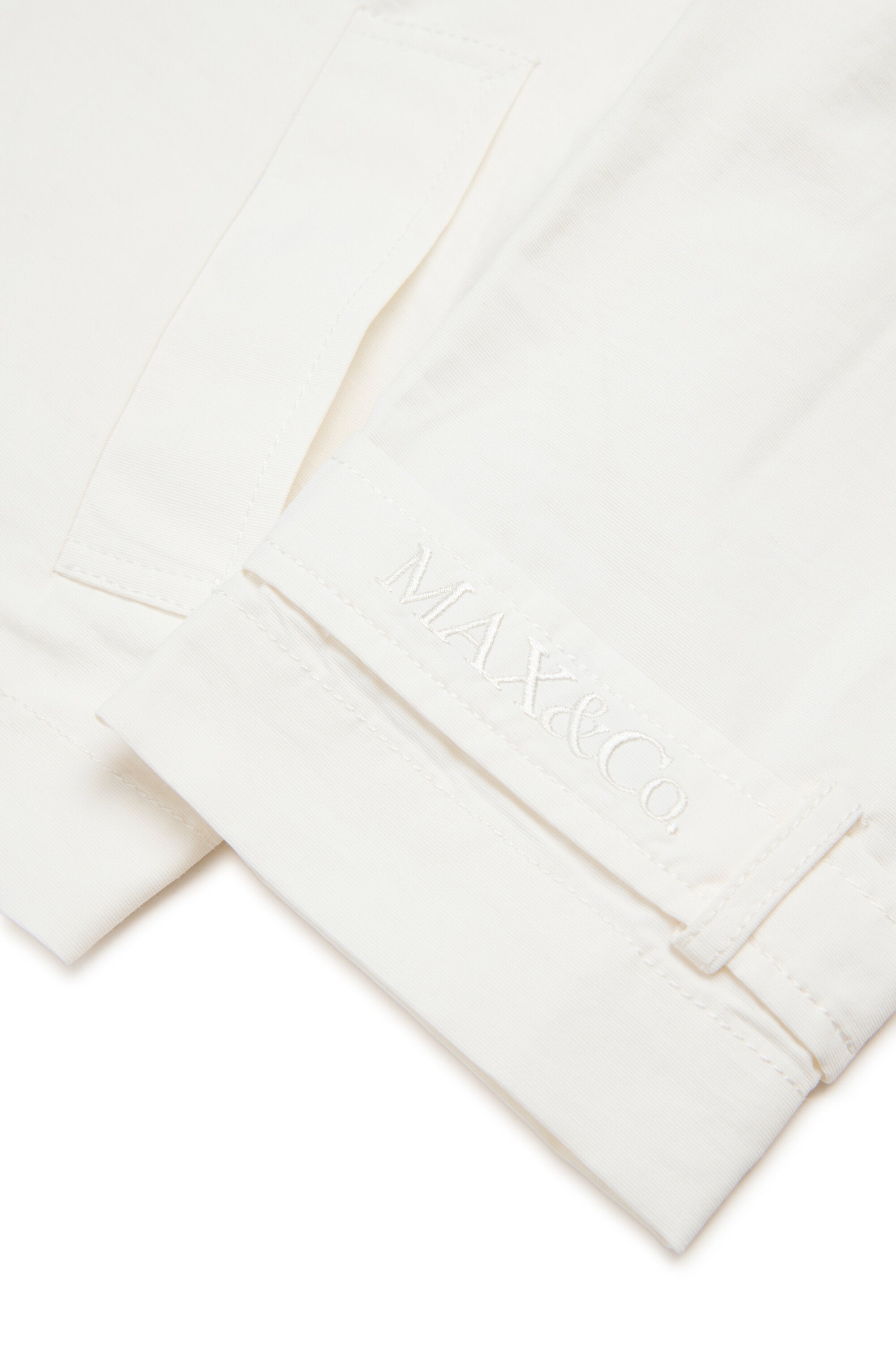 Double-breasted jacket with logo